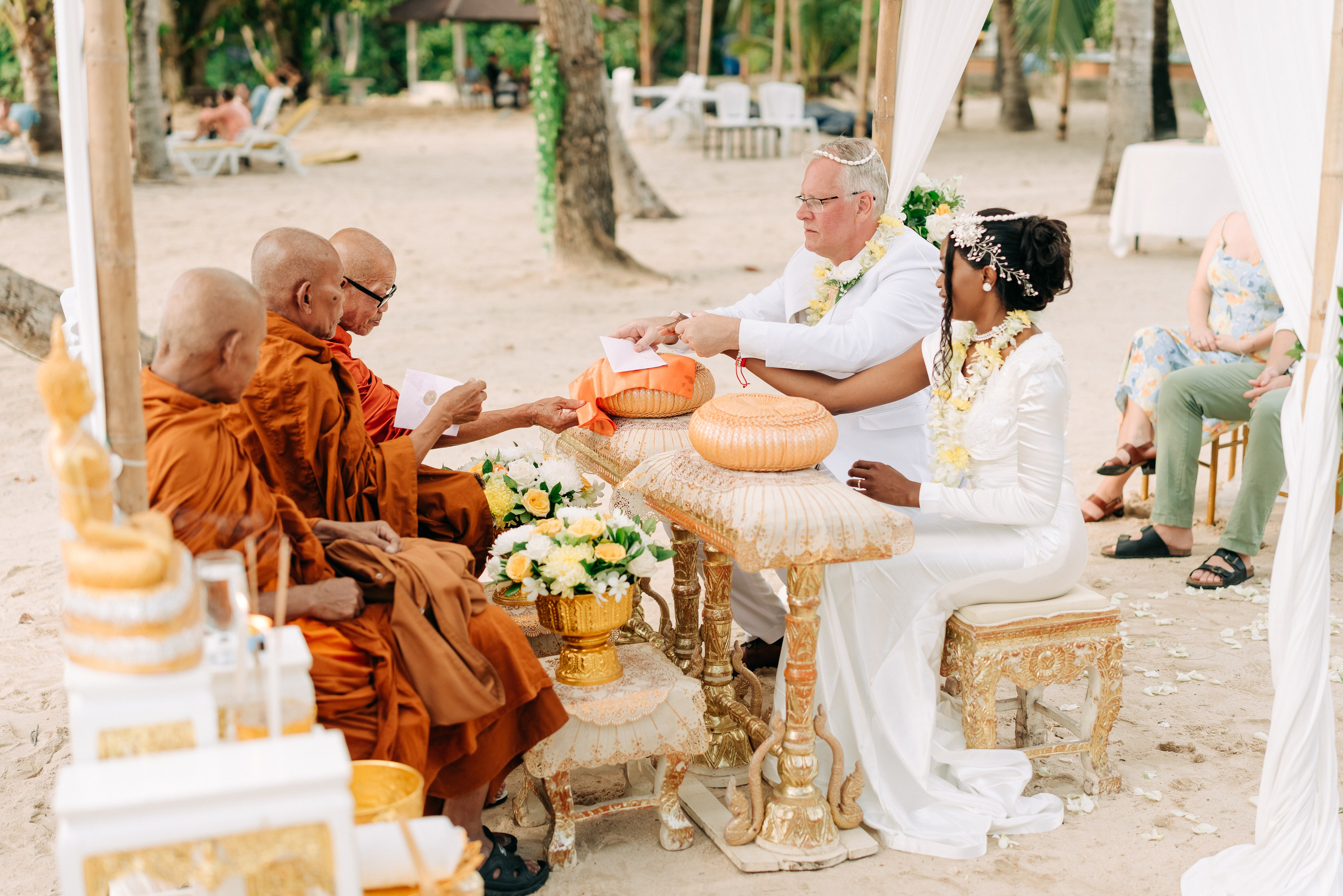 GRACE & MARTIN. Буддийская свадебная церемония на Самуи, Таиланд