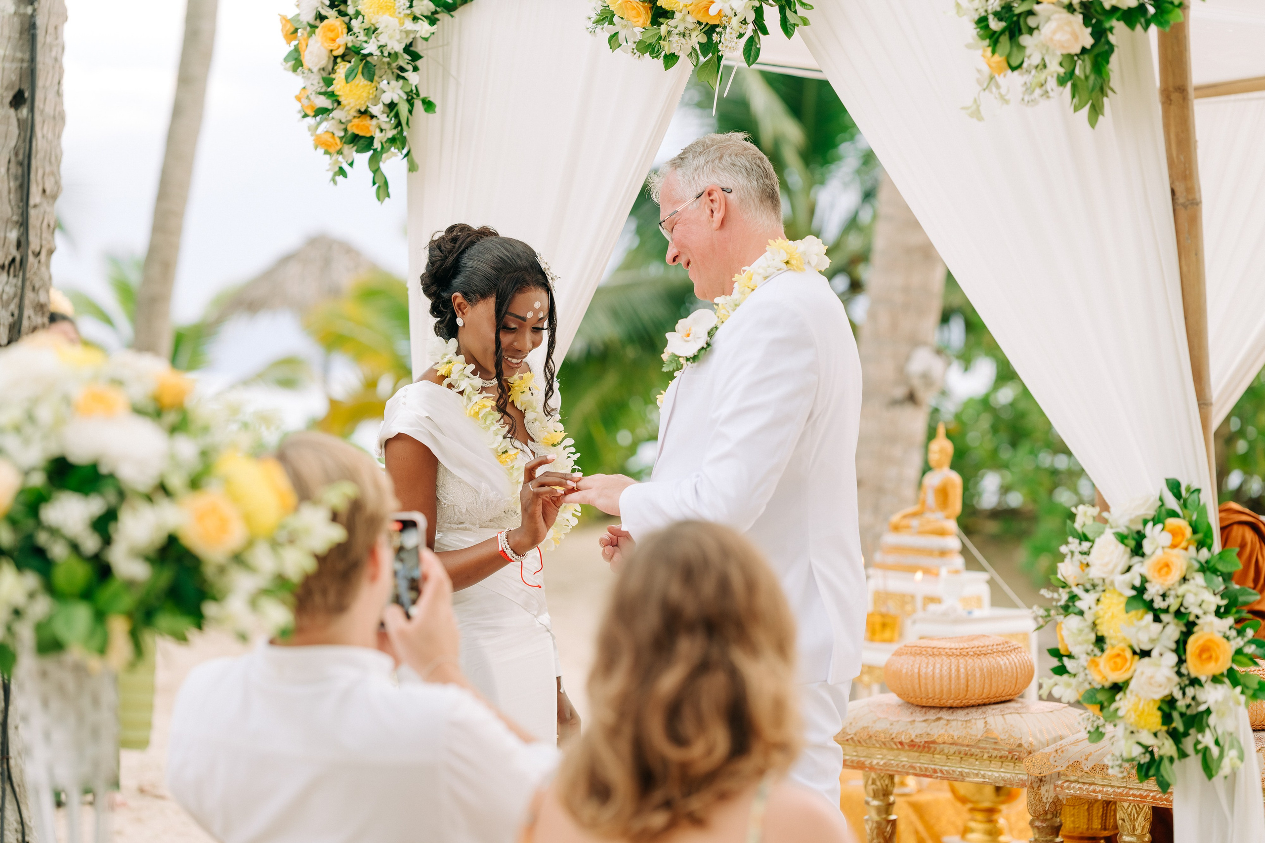 Photo. Буддийская свадебная церемония на Самуи, Таиланд