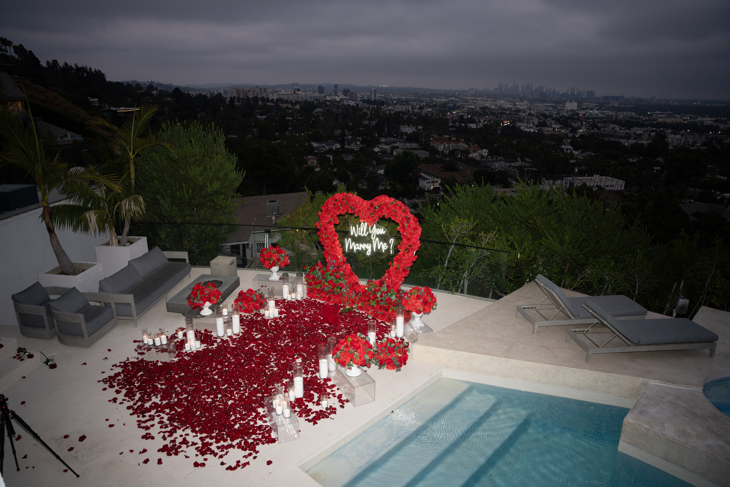 Justine & Ocho Proposal. Santa Monica based photographer Kristina Vasilenko