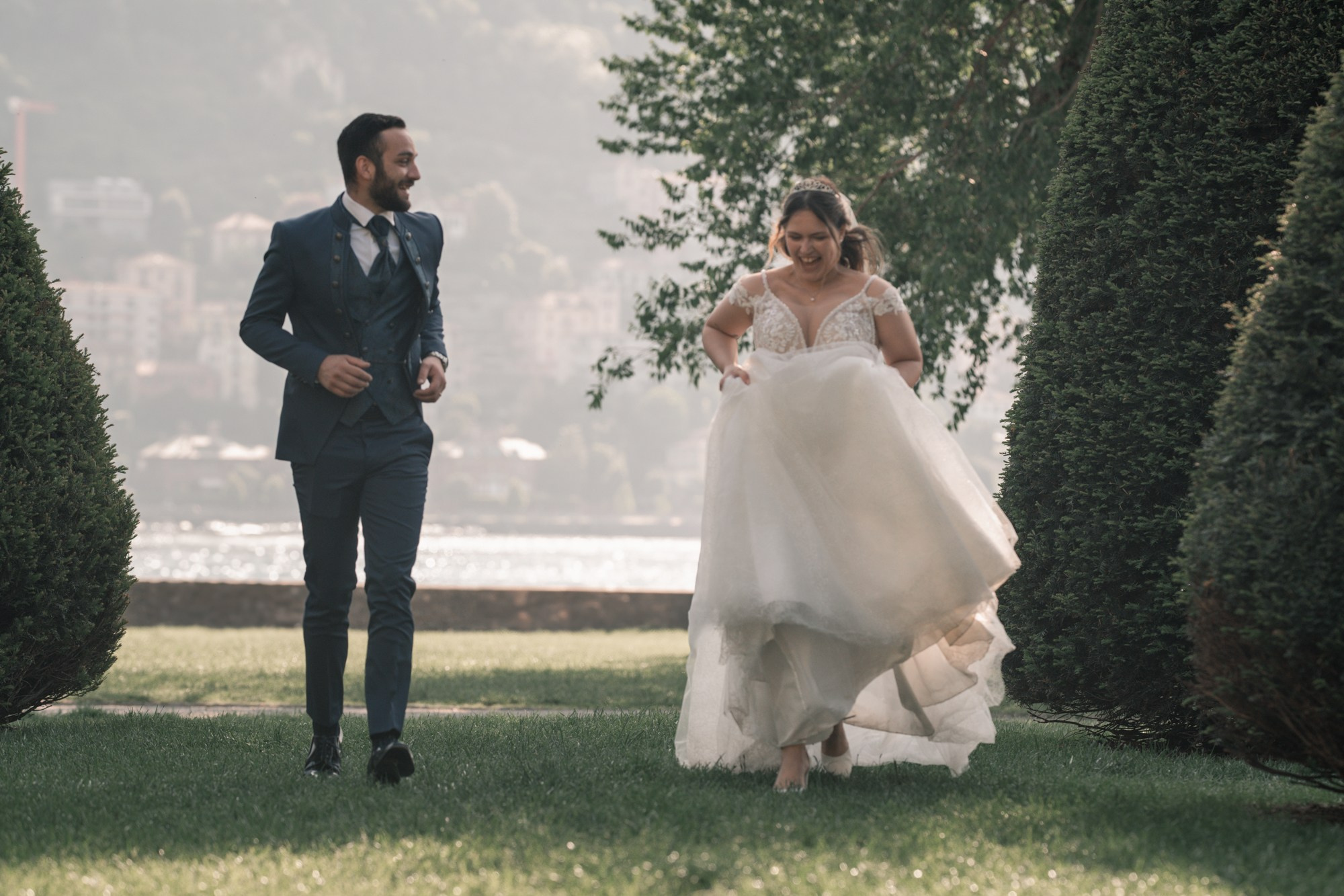 Alessia & Michael. Fotografo matrimonio Lago di Como Ferrari Media Production