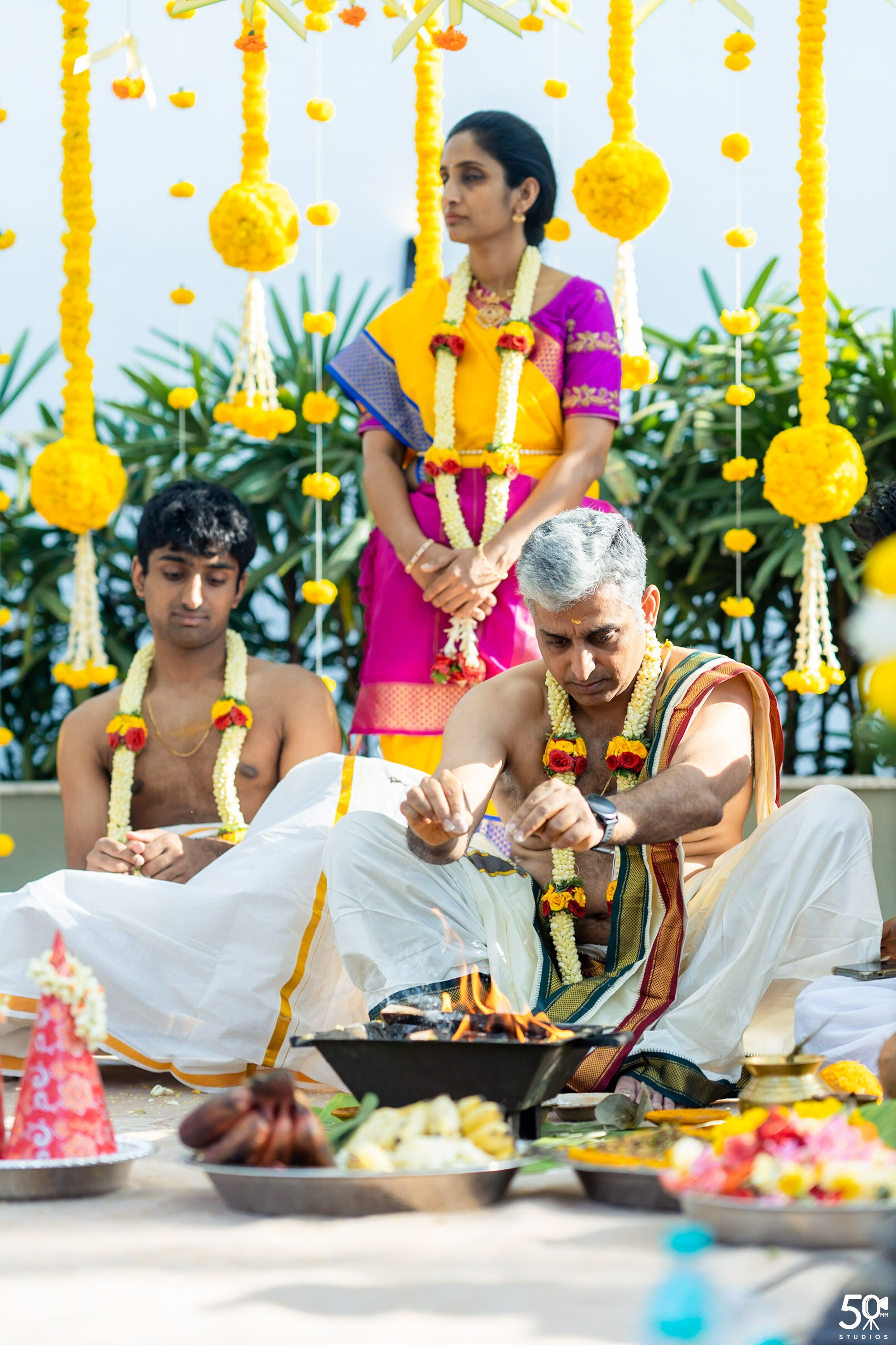SANJAY AND SAKETH UPANAYANA. 50mm STUDIOS