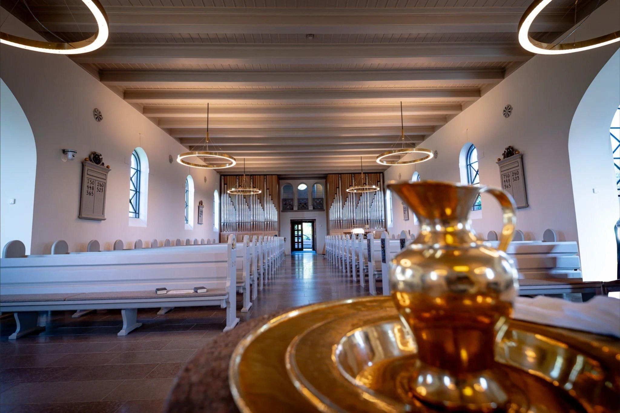 Milas' baptism — Tarm Church. AlexEvents | Wedding and Baptism Photographer & Videographer in Denmark and Germany