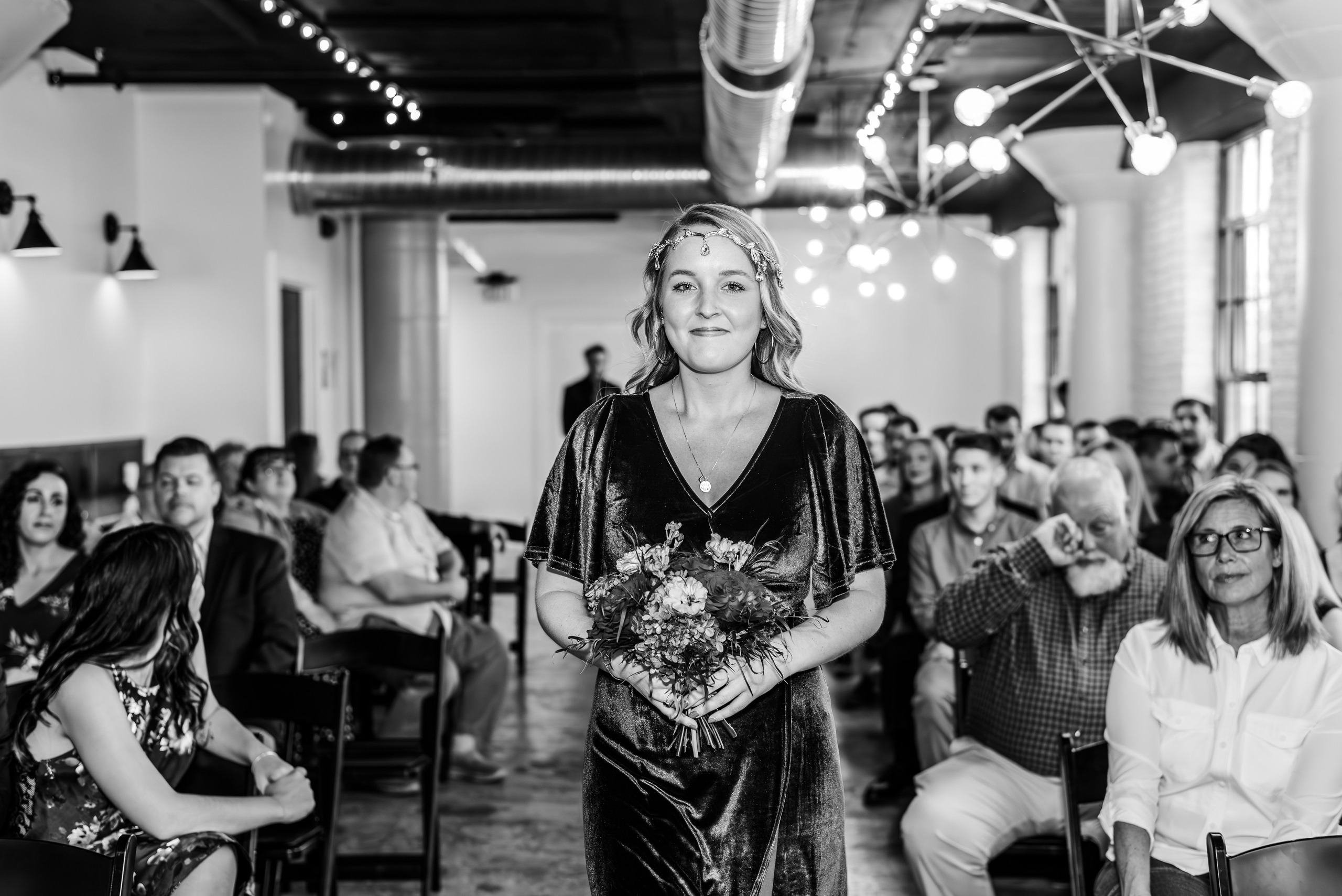 Bold & Dramatic Wedding at The Paper Mill on The Landing | Fort Wayne Wedding Photographer. Alexandria Danielle Photography | Fort Wayne & Indianapolis Wedding Photographer