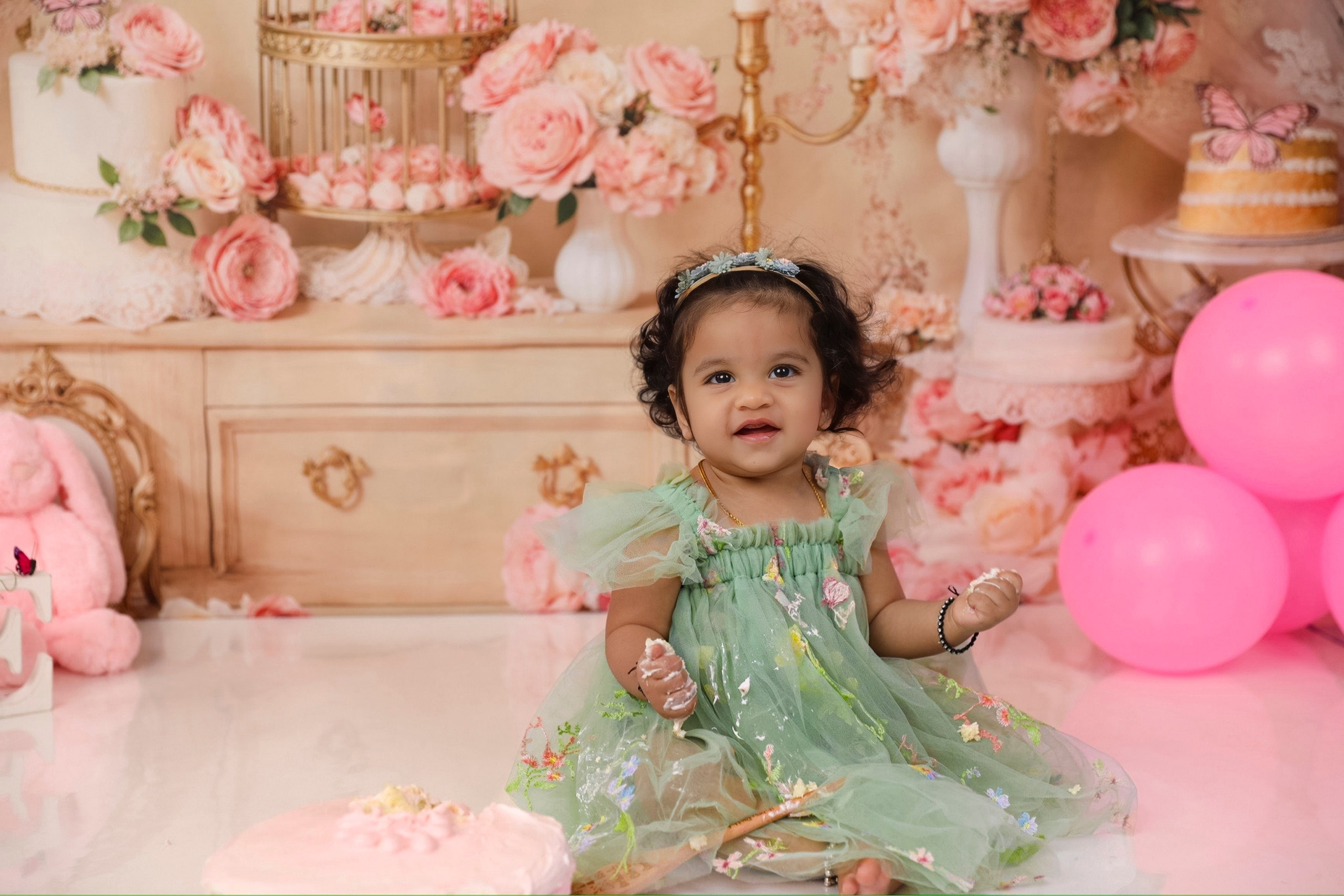 Cakesmash. AP Lens Photography | Newborn, Maternity, Milestone & Family Photographer Little Elm TX