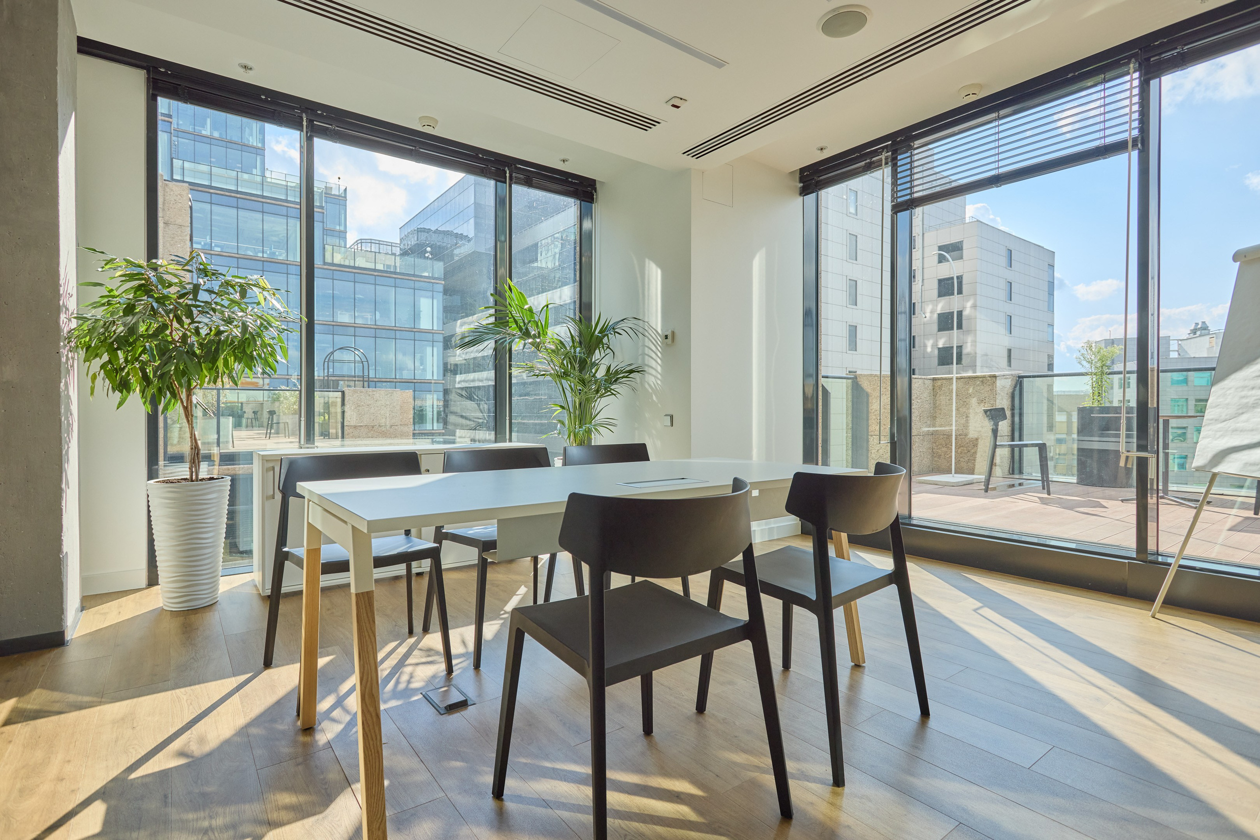 Modern style office meeting room interior - photographer Andrey Dunin