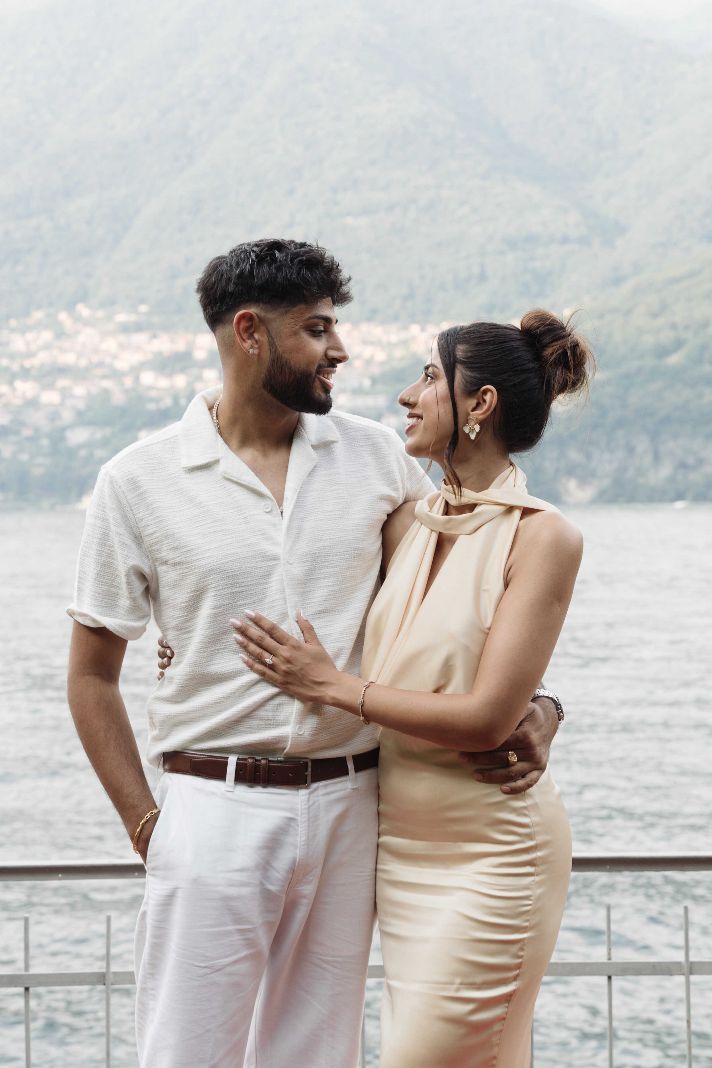 Lake Como Romantic Proposal. Lake Como Proposal Photographer | Surprise Proposals & Engagements