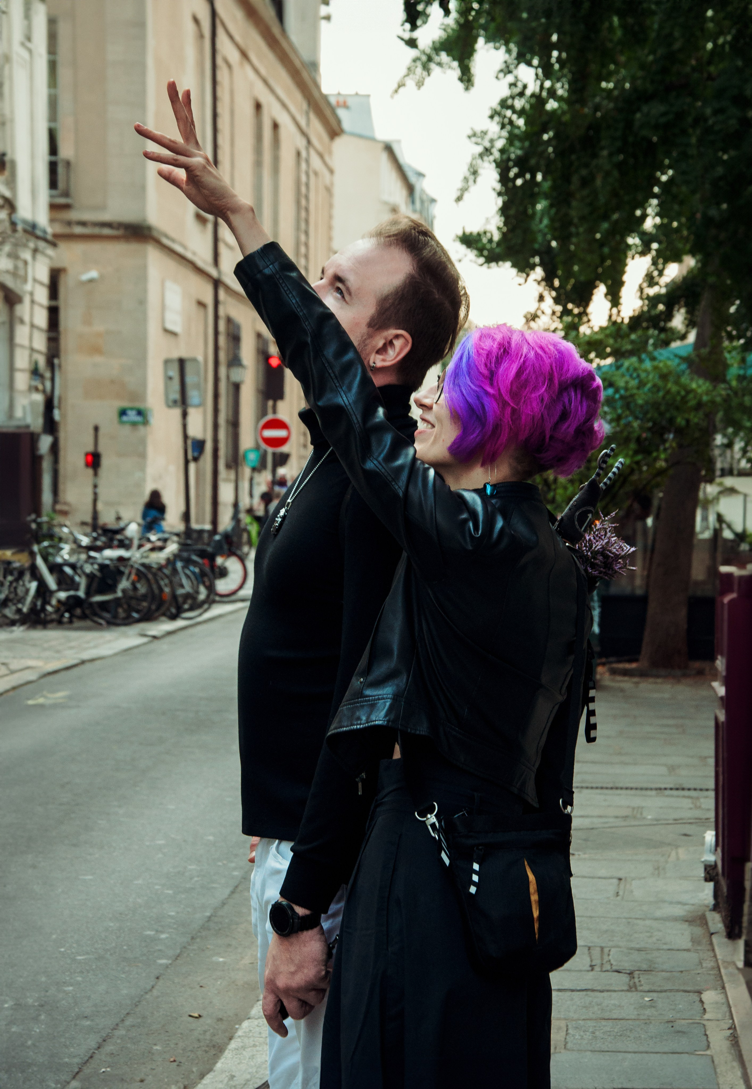 Парная стрит фотосессия. Фотограф в Париже Полина Осипова