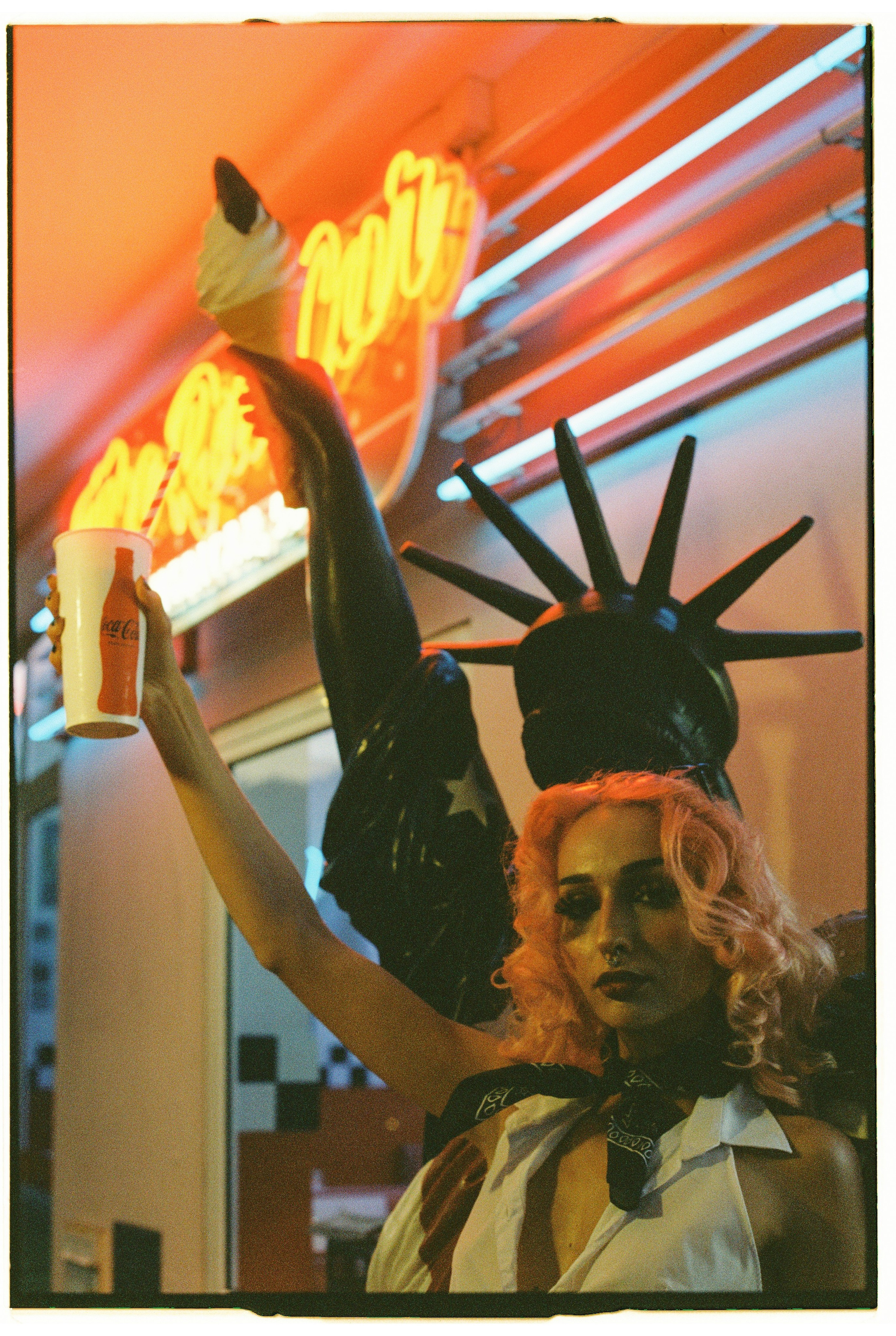 Adriana / CINESTILL 800T. Portrait photographer in Madeira — Marina Shtukina