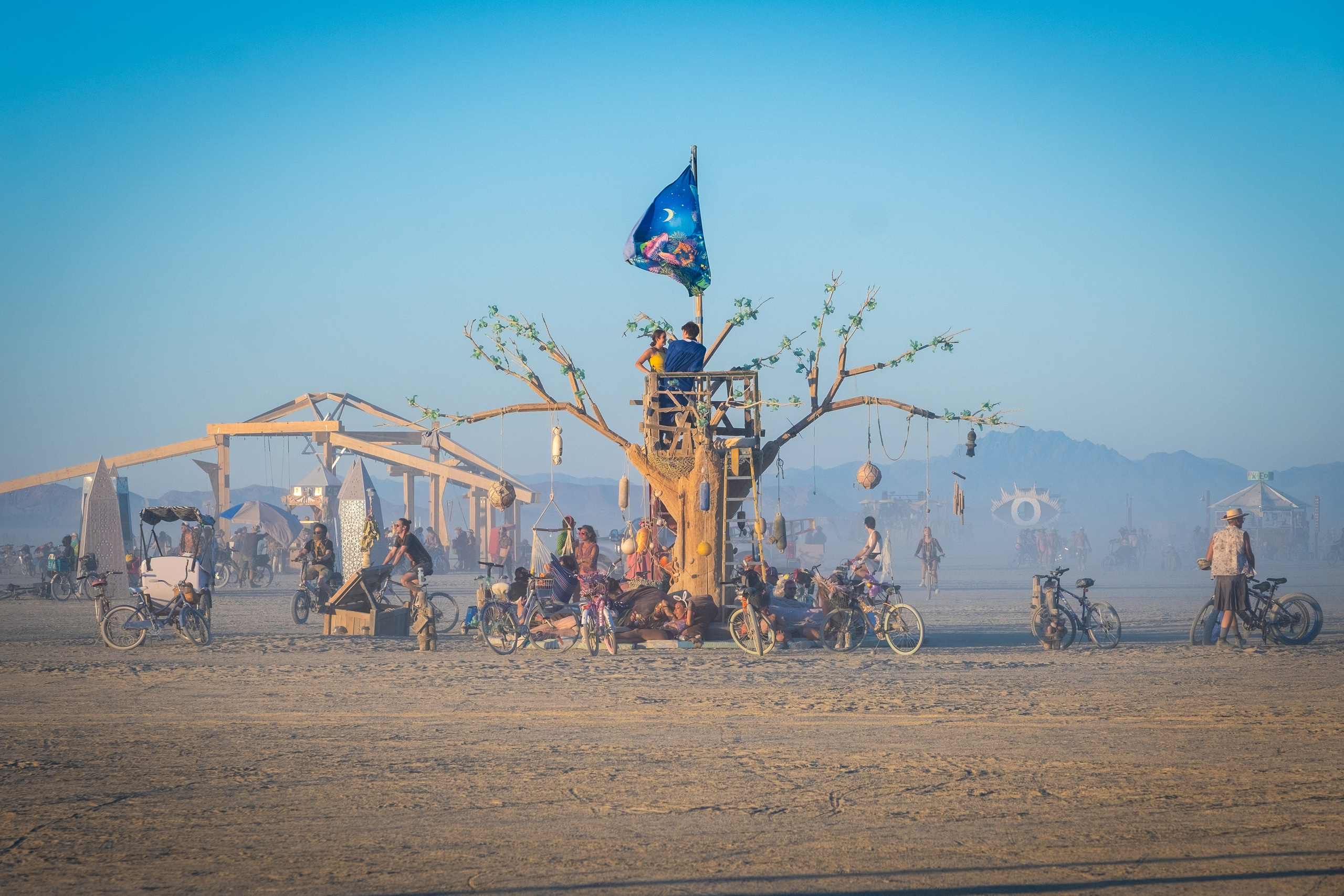 BURNING MAN 2024. Reportage concert portrait photography in the San Francisco Bay Area