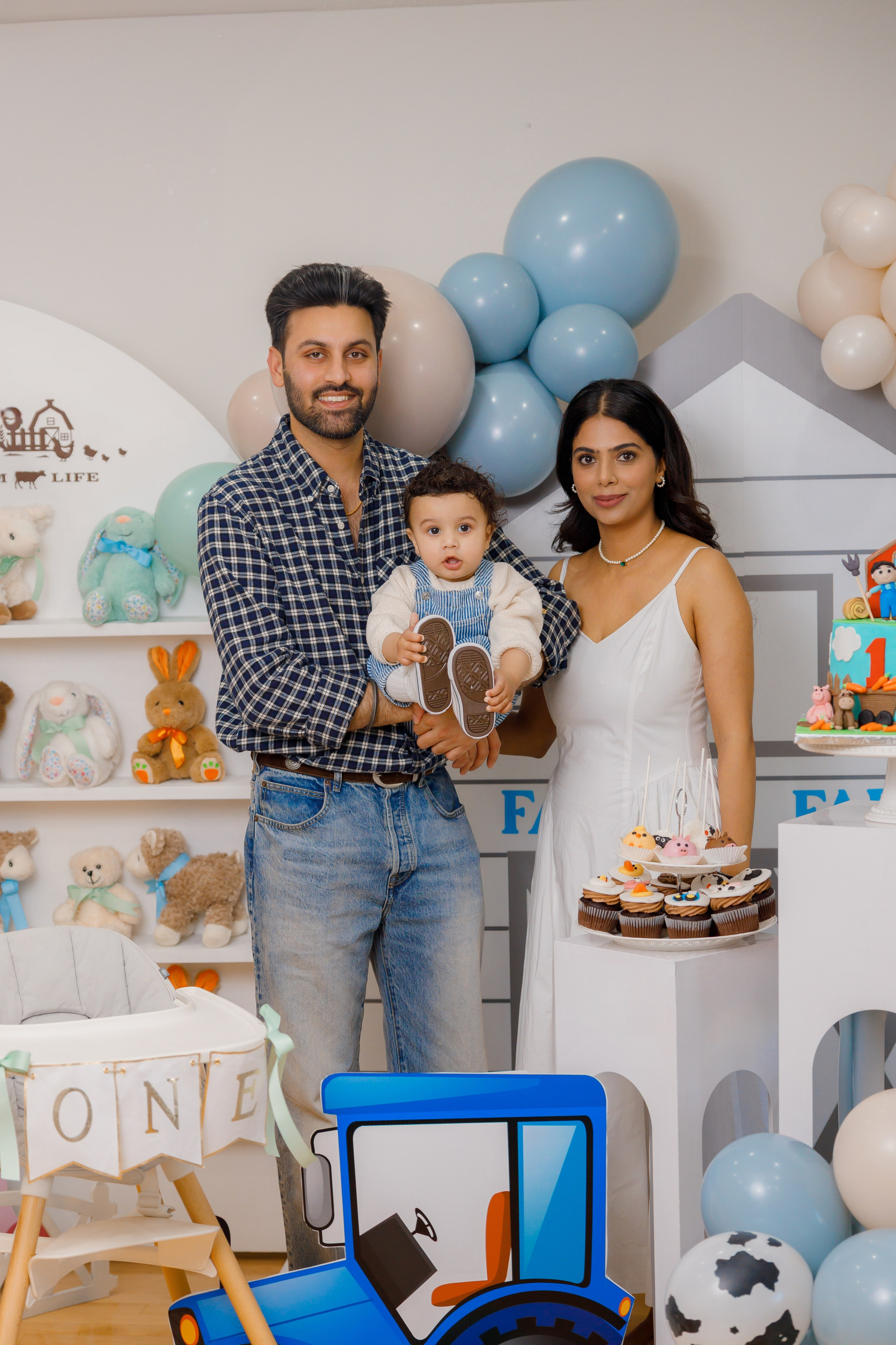 Fateh’s 1st birthday. Home