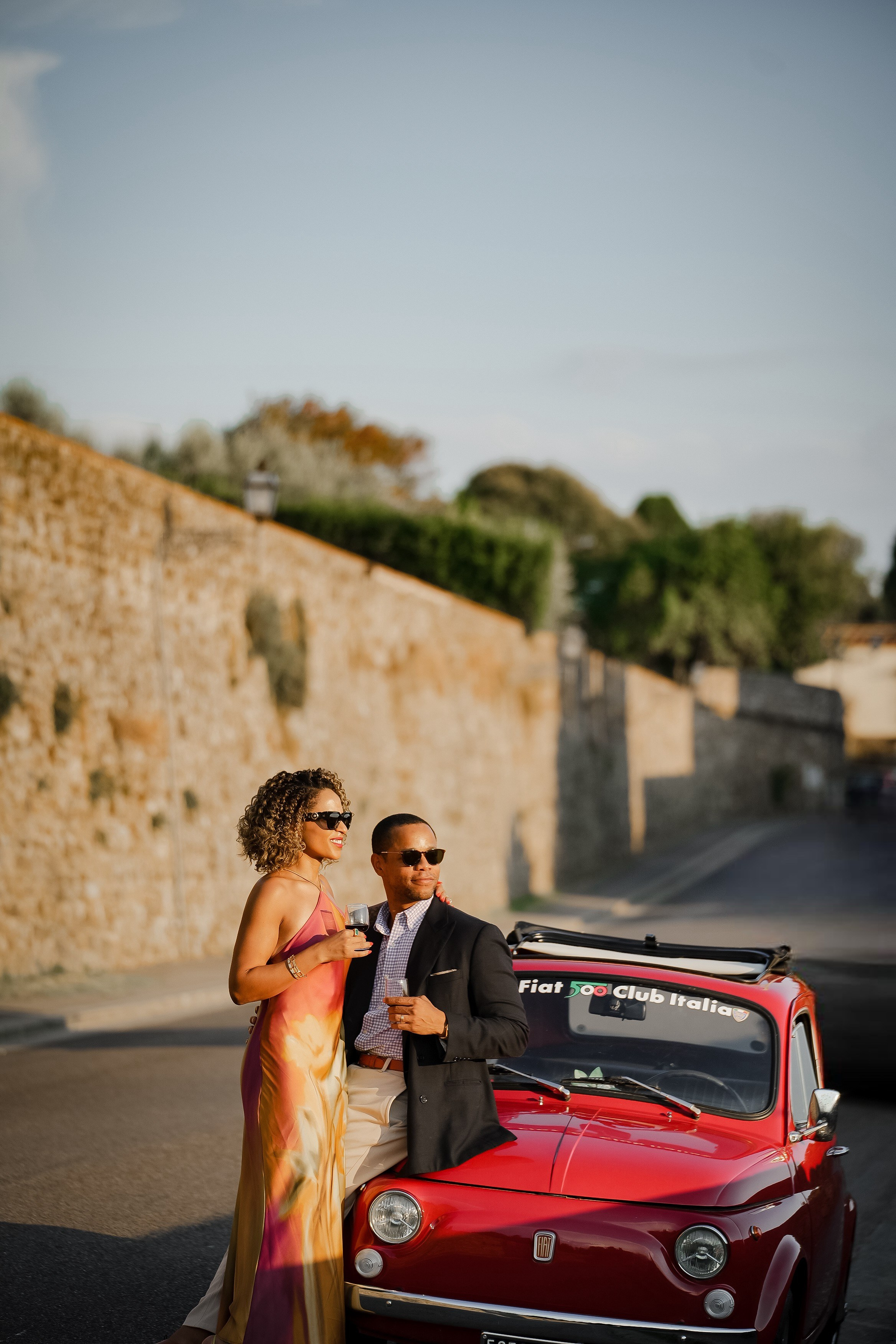 FIAT 500. Wedding Photographer in Italy