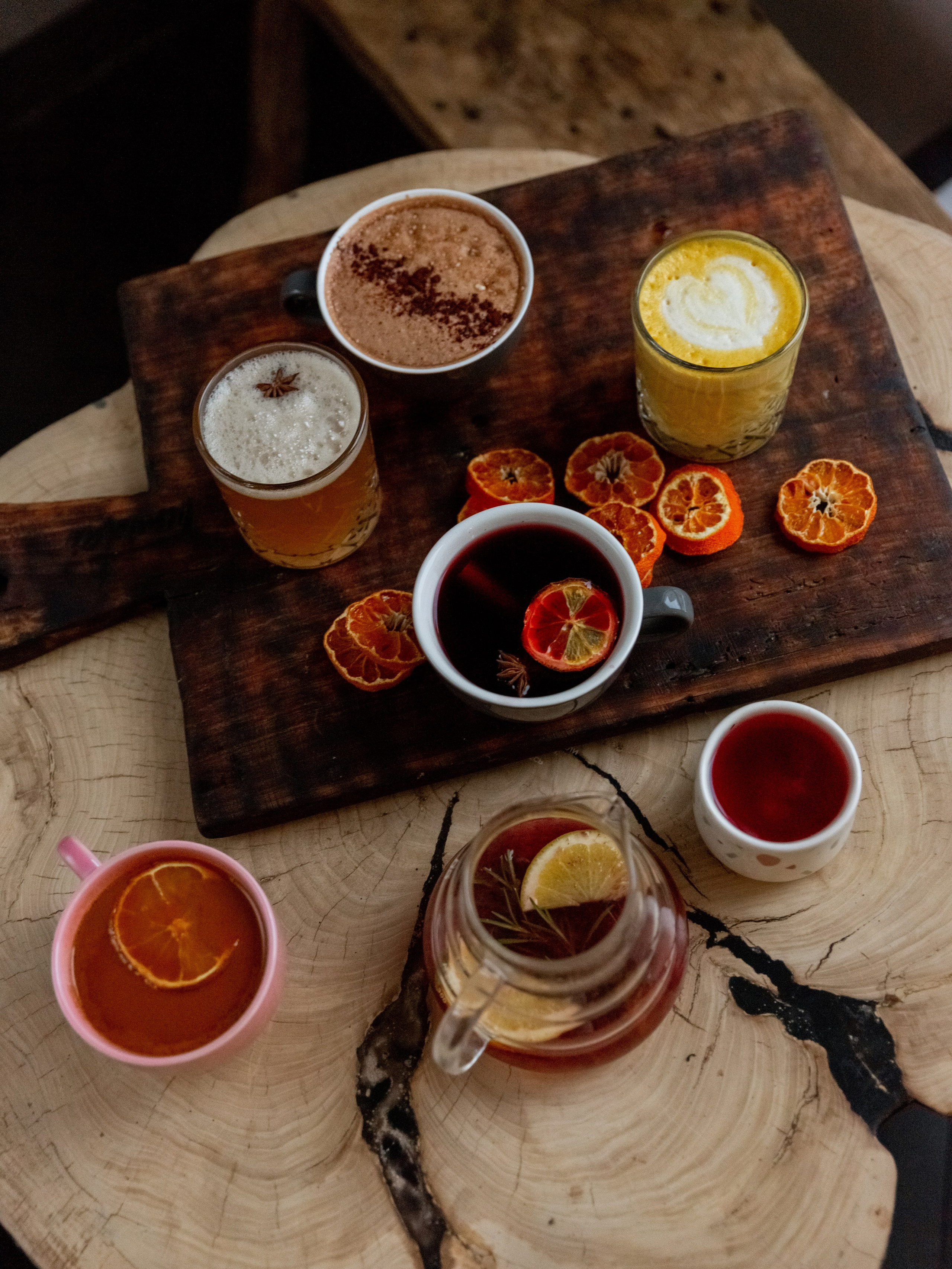 Kootyata coffee shop. Christmas menu. Photographer Vladmir Gladkov