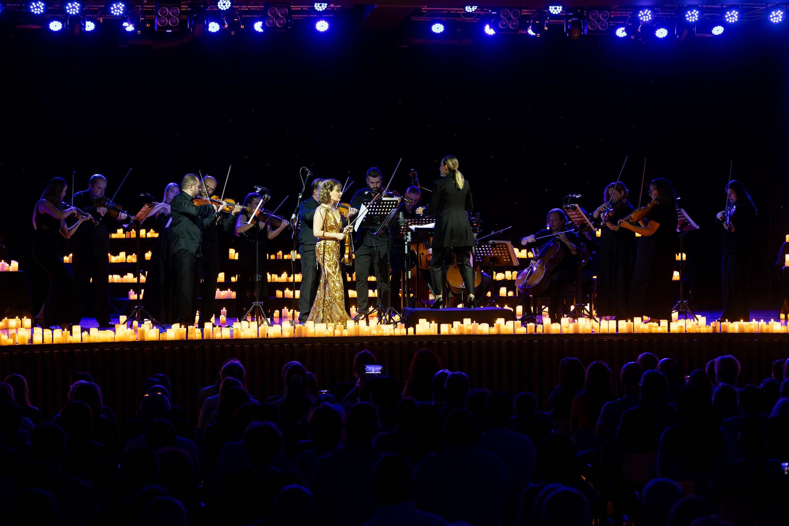 Violinistica Irina Mureșanu tokom nastupa na Candlelight koncertu u Sarajevu