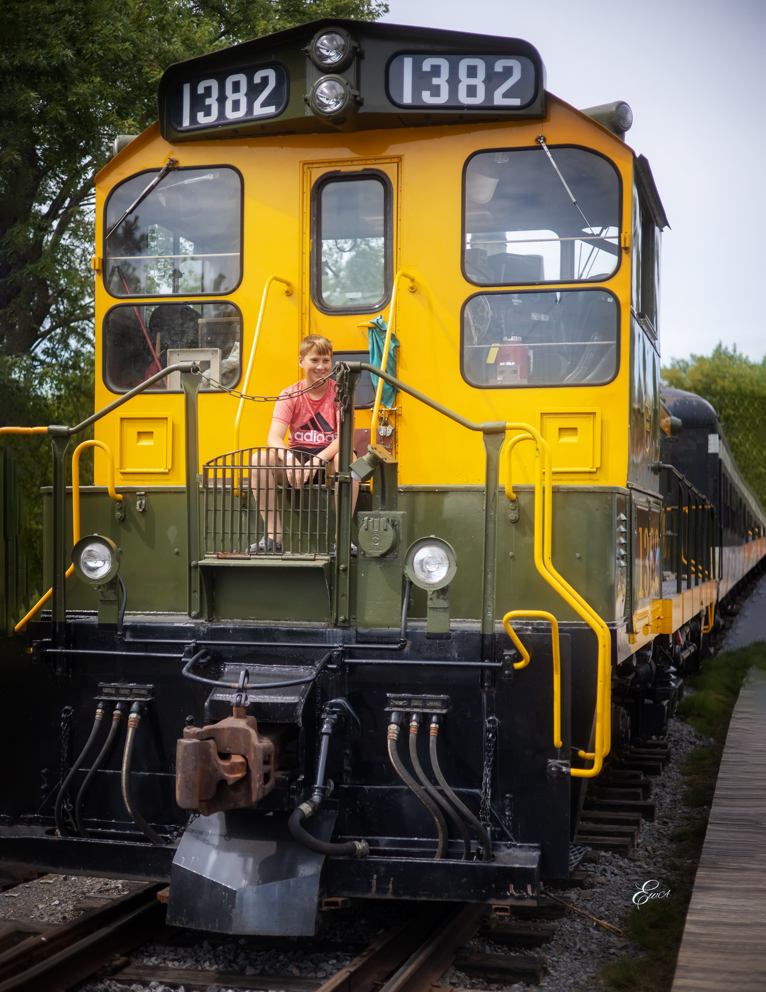 Musée ferroviaire Montréal 2025. Photographe de famille à Montréal Ewa Molchanovskaya