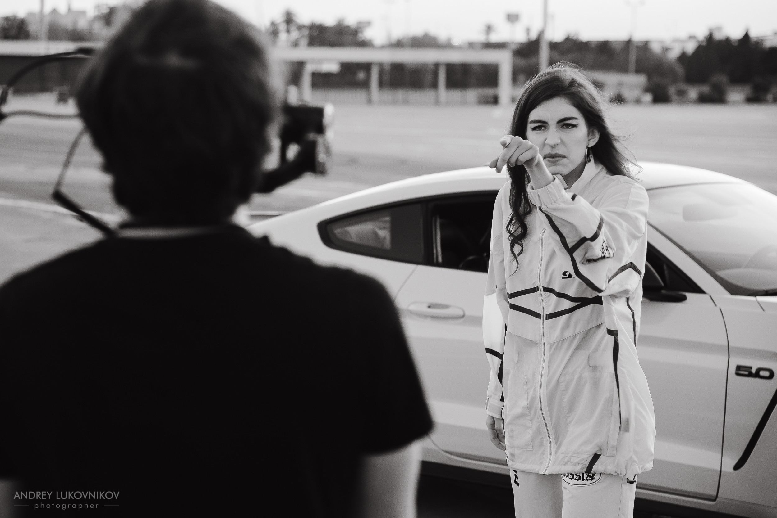 Fotos del backstage del rodaje del nuevo vídeo de Sara Socas en Torrevieja, Alicante