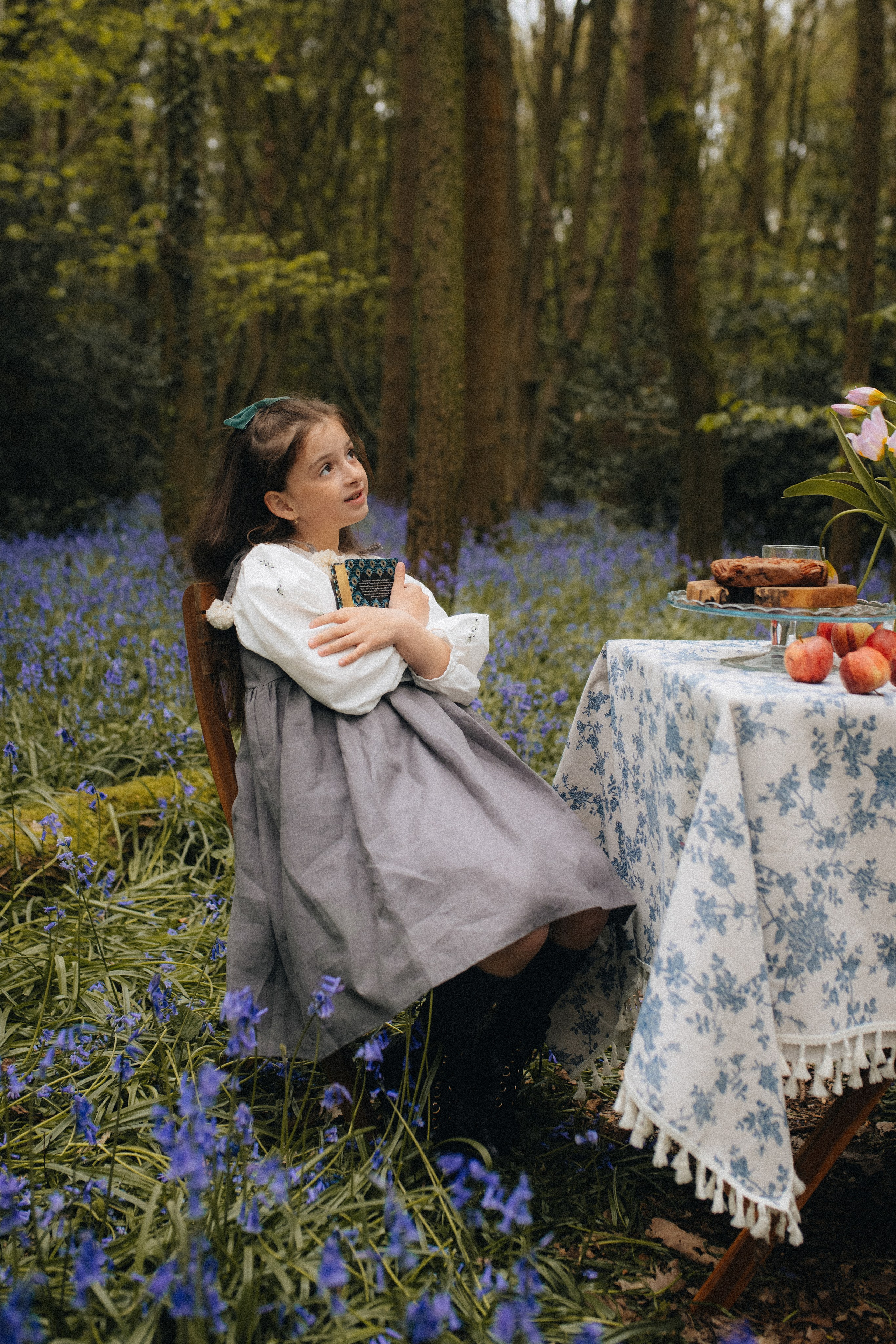 Bluebell family session. Tania Gandrabur, photographer in West Midlands, England