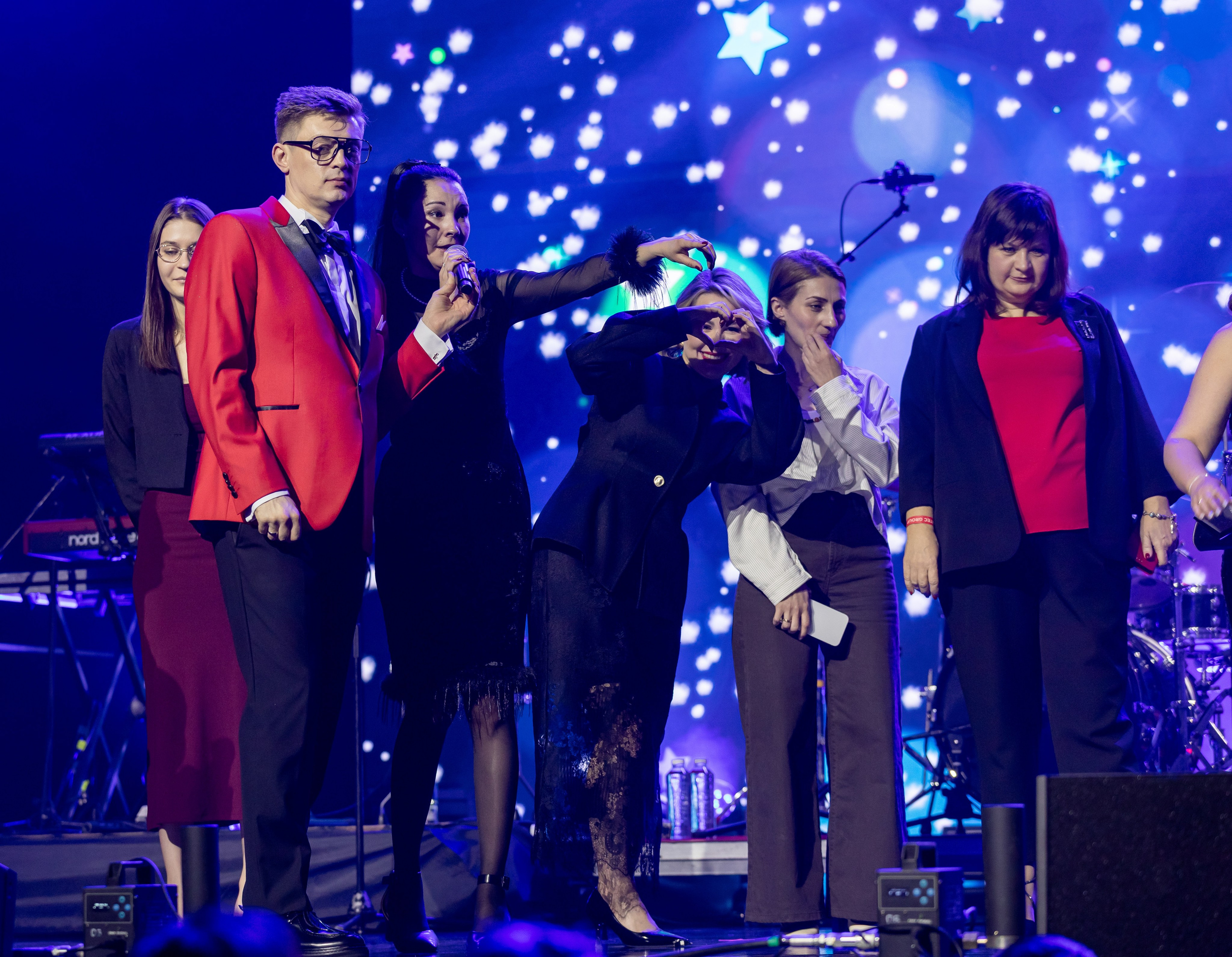 Новогодний корпоратив SINTEC Group. Ведущая Москва Лена Чайка