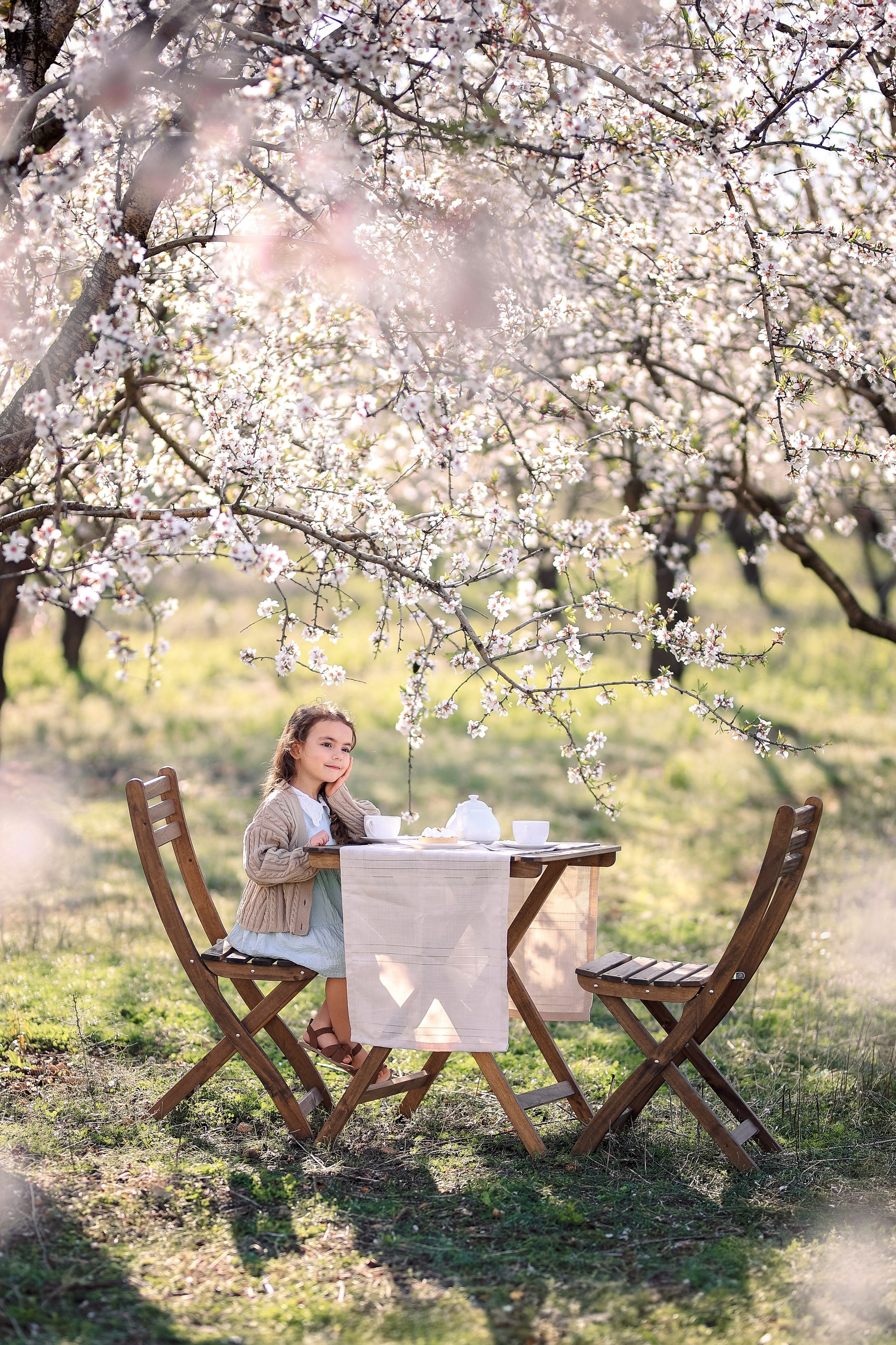 Фотосессия в цветущем миндале. Фотограф в Турции, Анталии, Кемере, Белеке, Сиде, Каше, Калкане, Фетхие