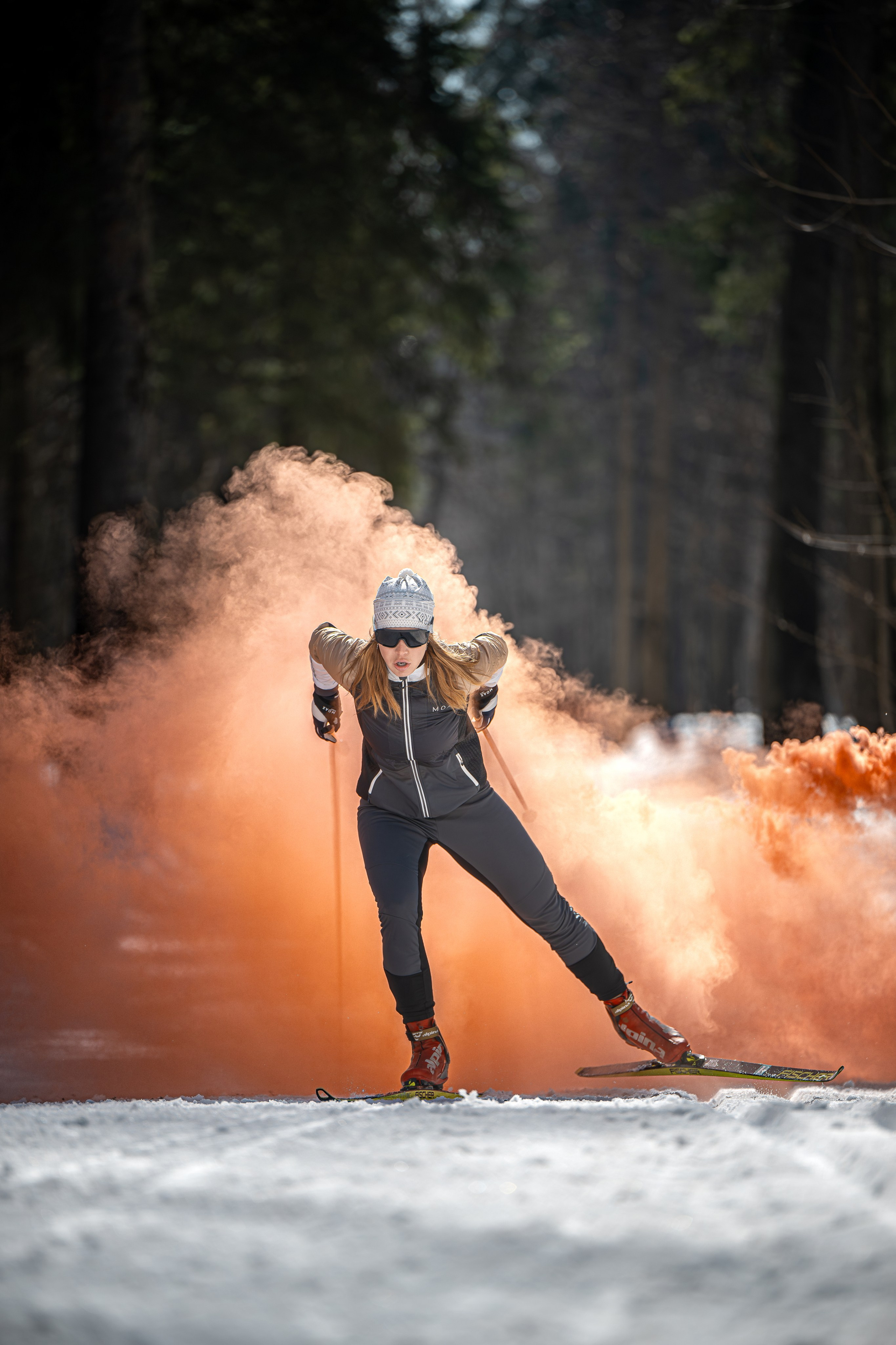 Moda deportiva. Fotógrafos Daria y Dmitry Arsentyevs