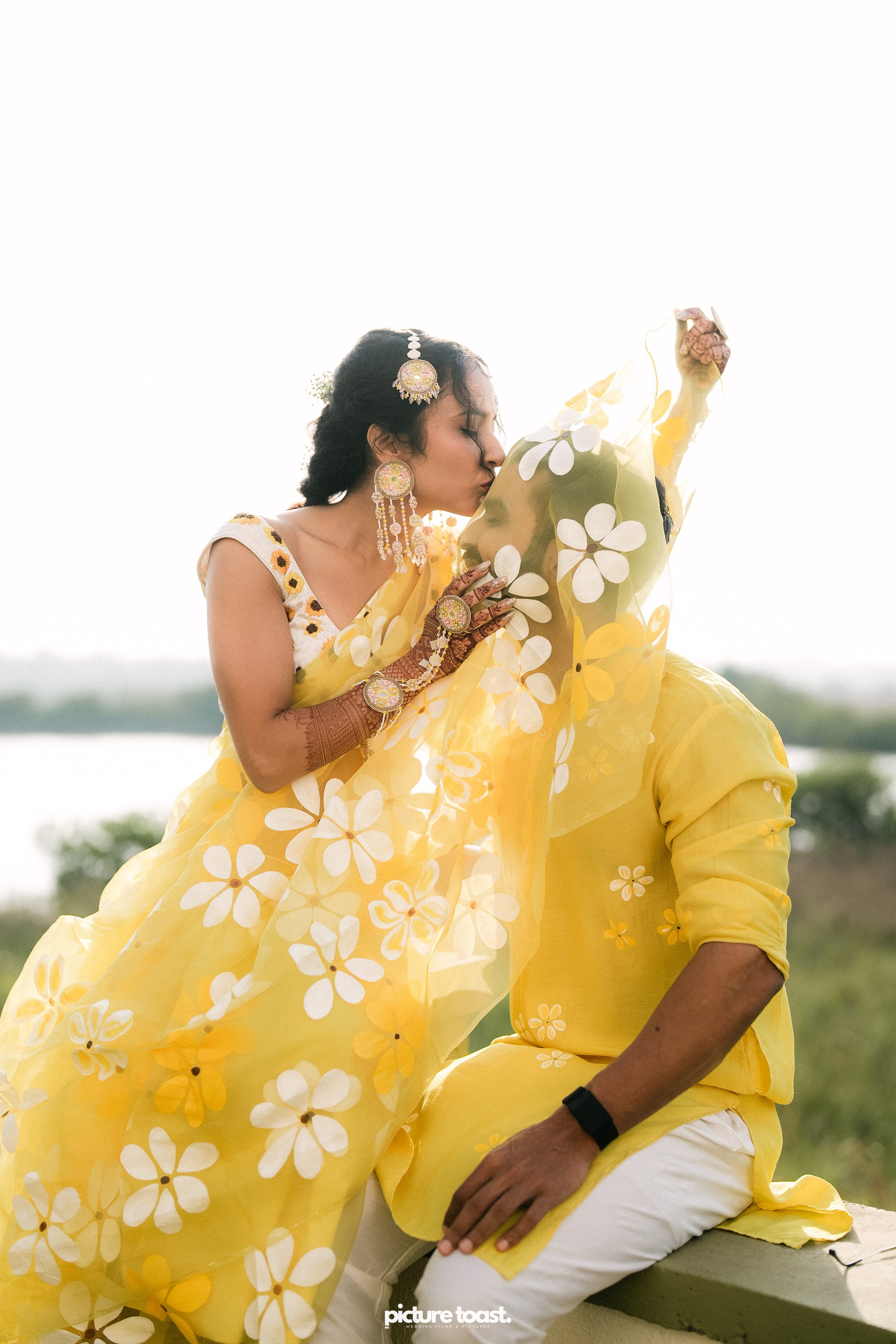 Haldi Hues Ft. Baebie & Goyal. Fine art Wedding Photographers in India & Canada