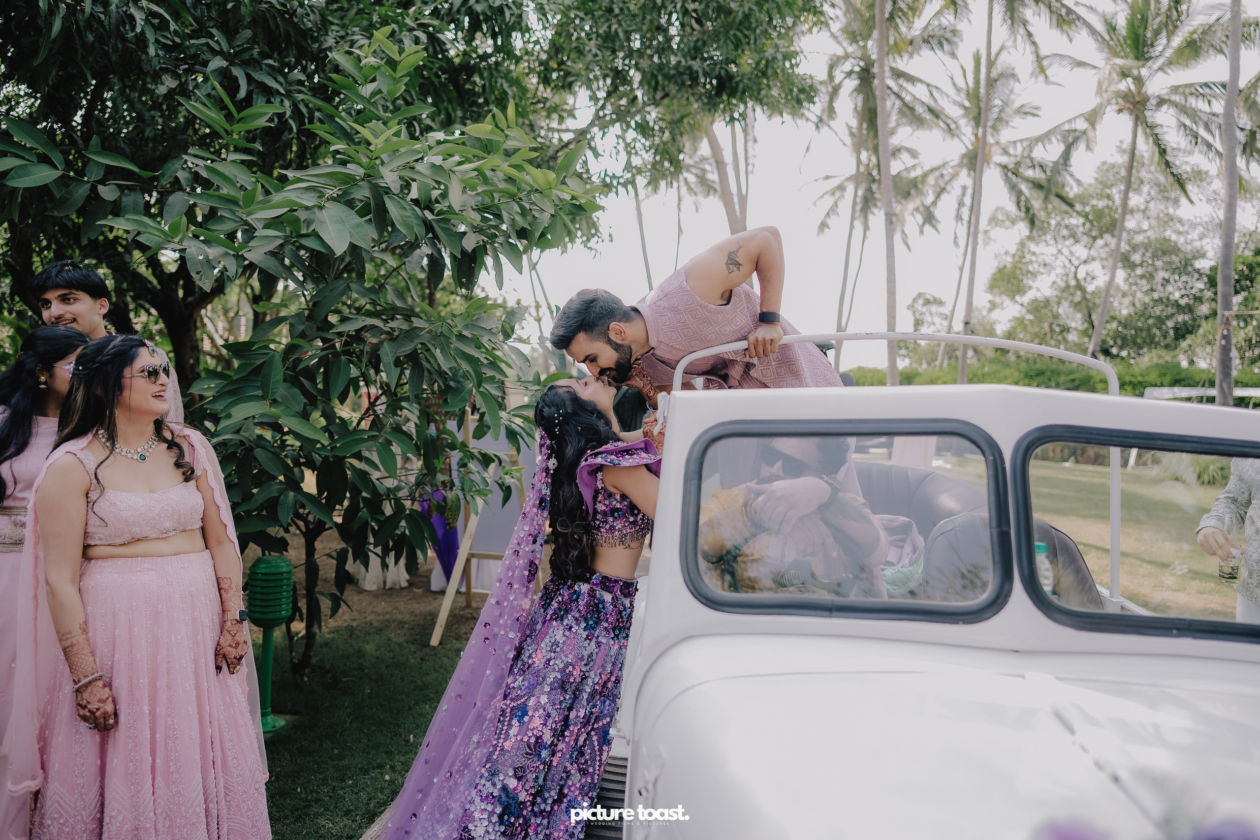 Varamala Ft. Barbie & Aneesh. Fine art Wedding Photographers in India & Canada