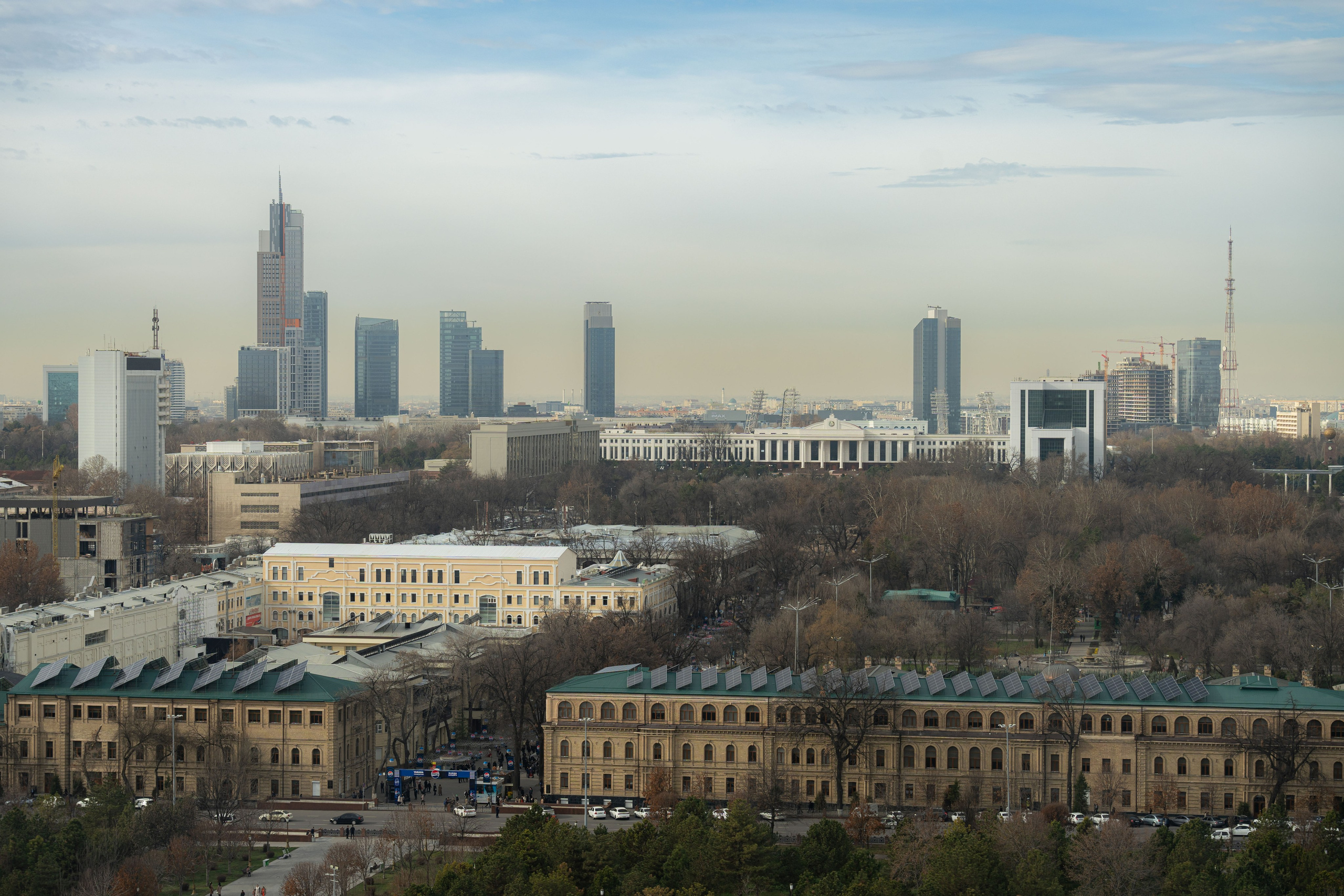 Смог в Ташкенте или Взгляд на город с высоты птичьего полета. Георгий Намазов | Фотограф в Ташкенте