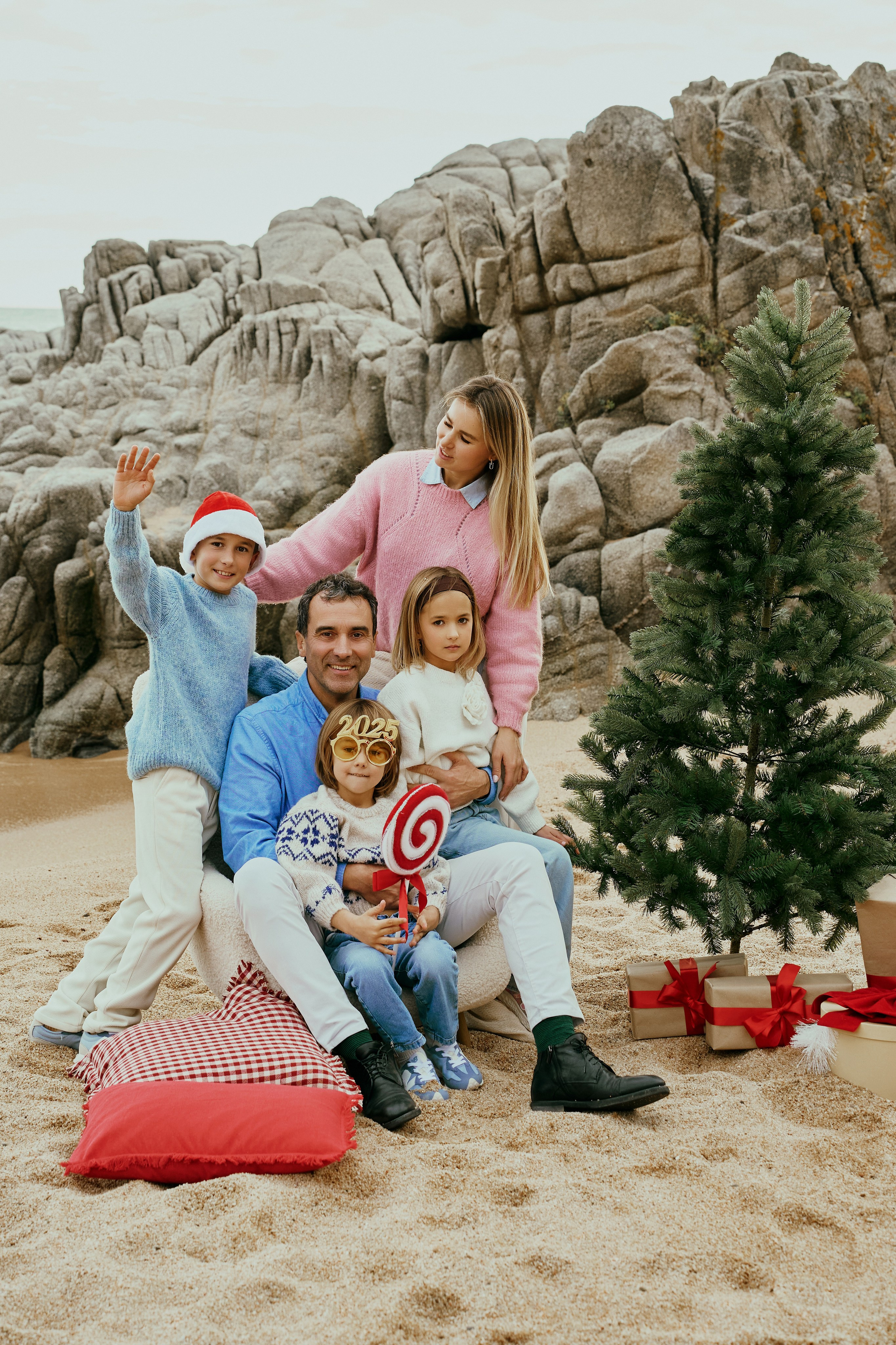 Рождество на пляже. Такие разные, любимые. Фотограф в Барселоне Жанна Захарченко