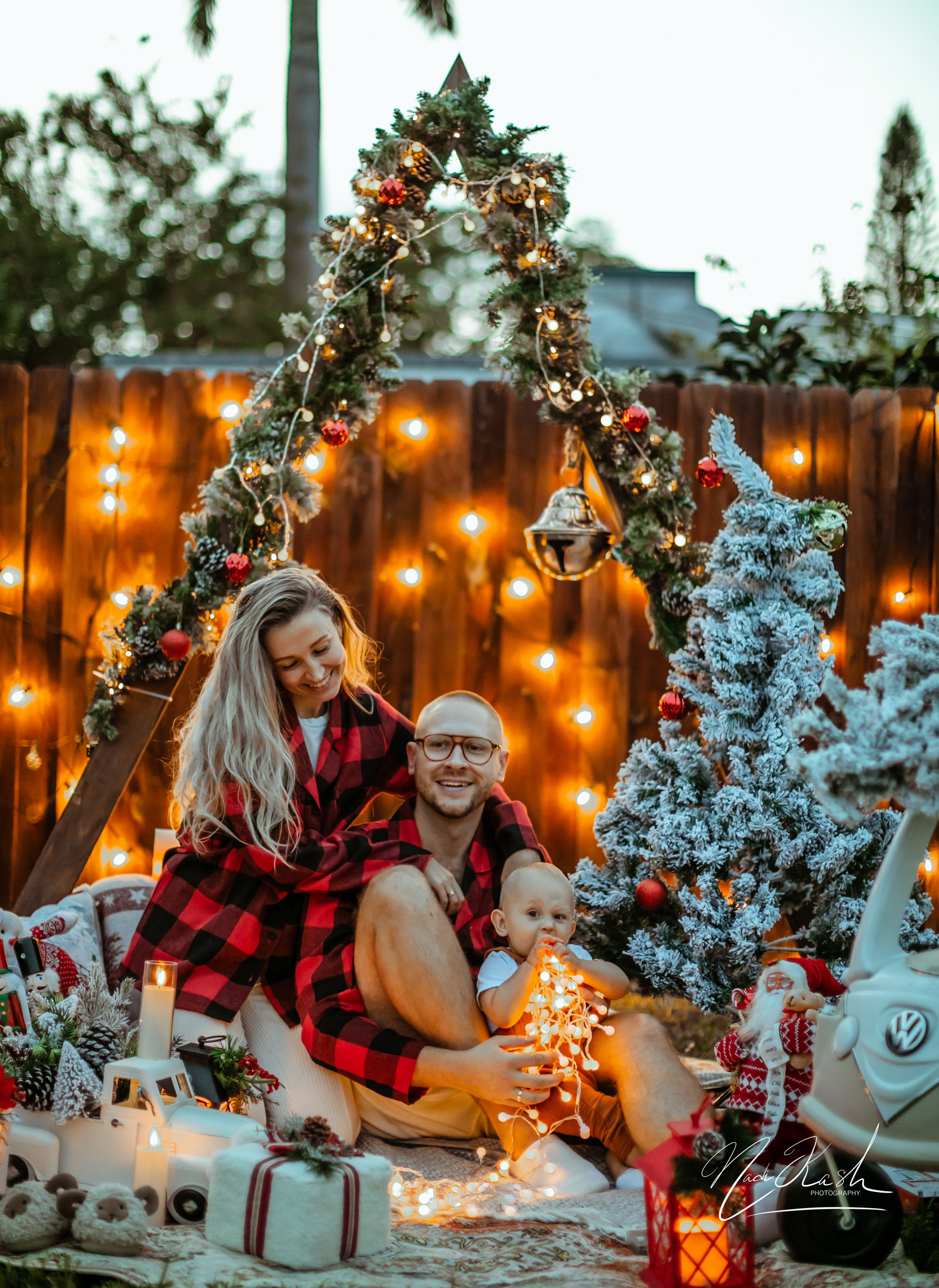 Christmas photoshoot. Photographer in Miami, Family photographer, Event, Wedding