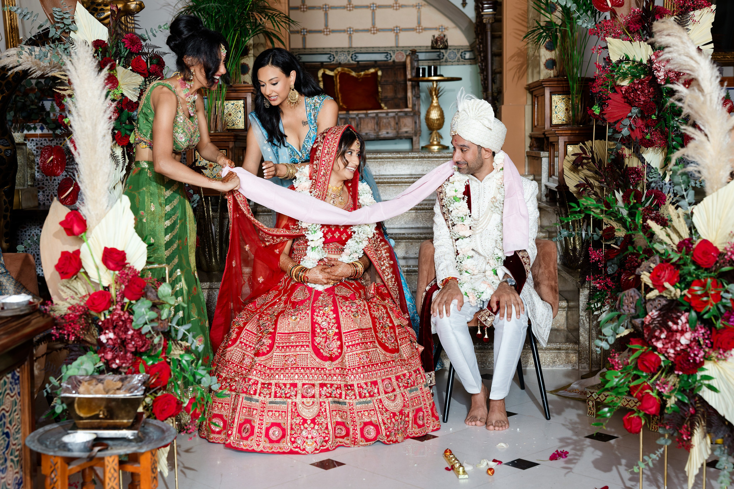 Indian wedding at Gran Villa Rosa, Barcelona
