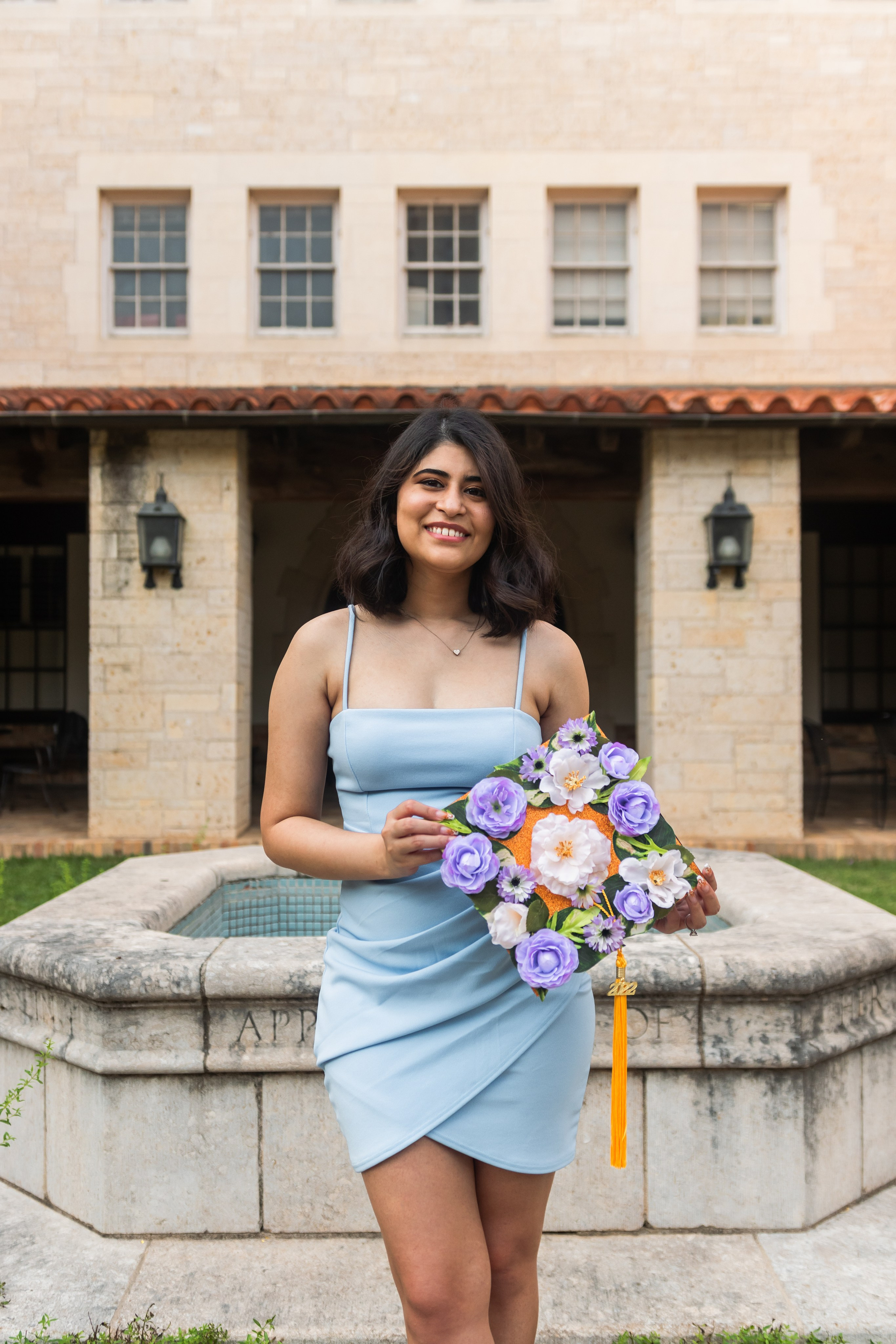 Maria’s graduation photoshoot at the University of Texas Austin