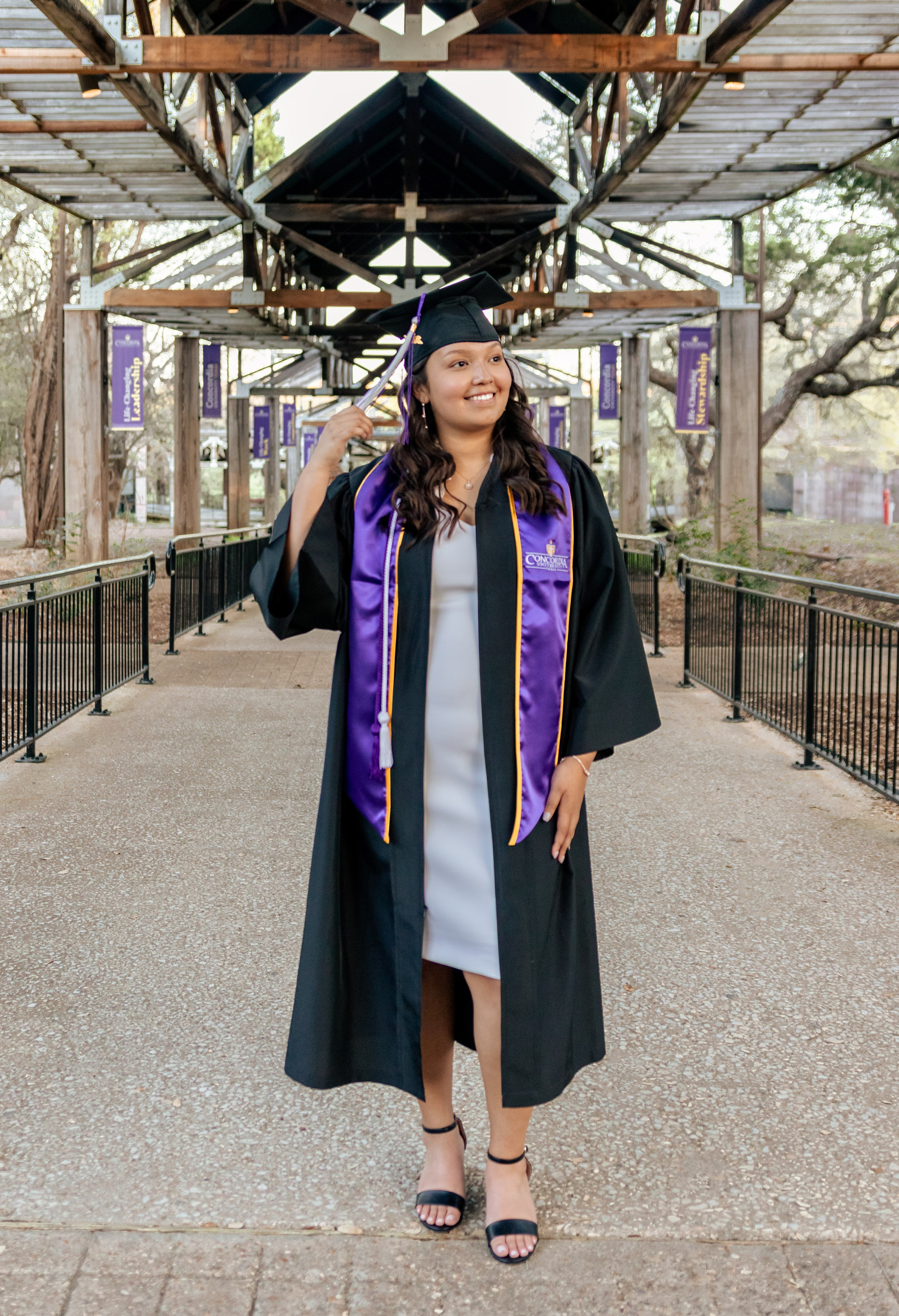 Kasey’s senior photoshoot at Concordia University