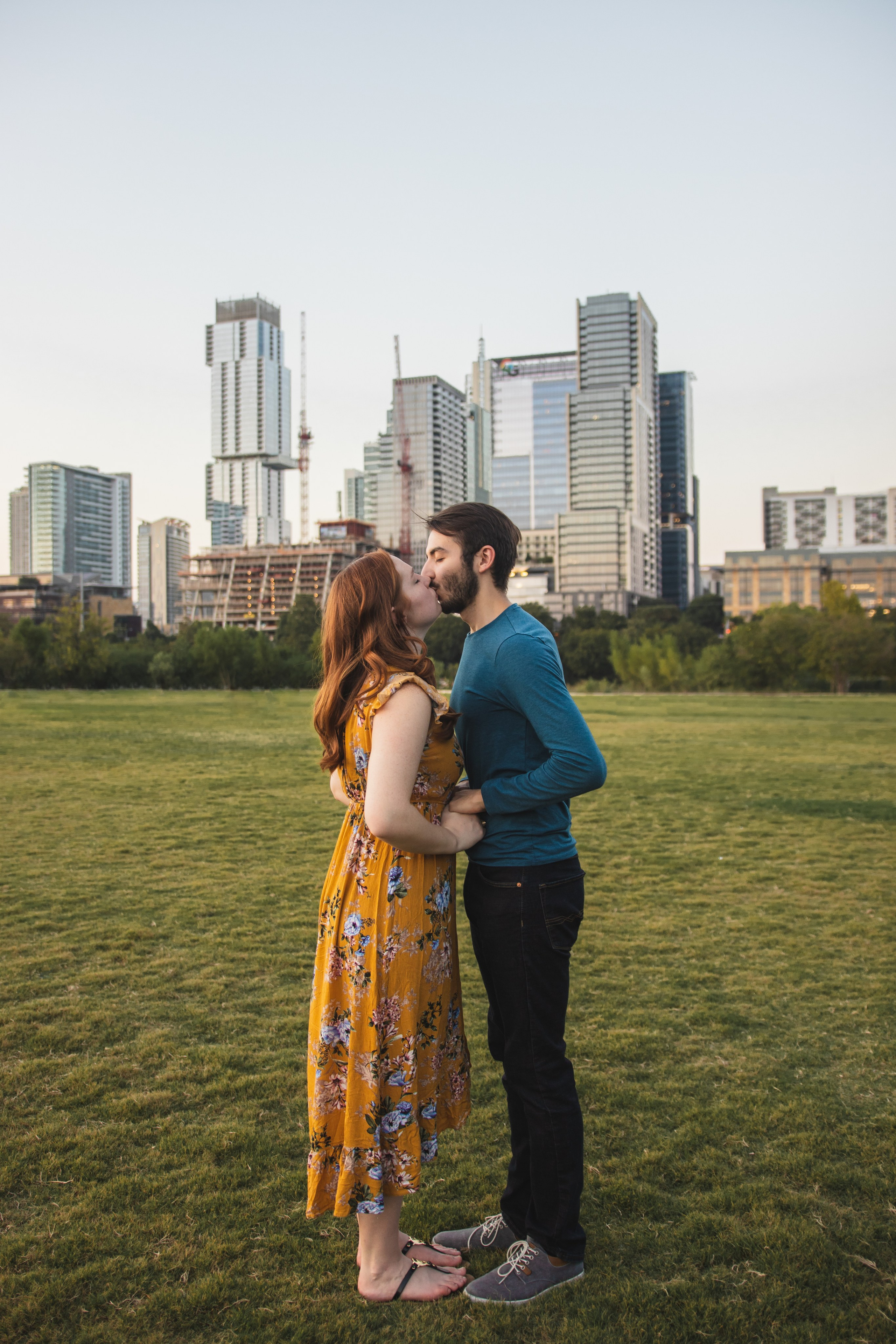 Kevin and Kristen’s photoshoot at Seaholm in Austin 