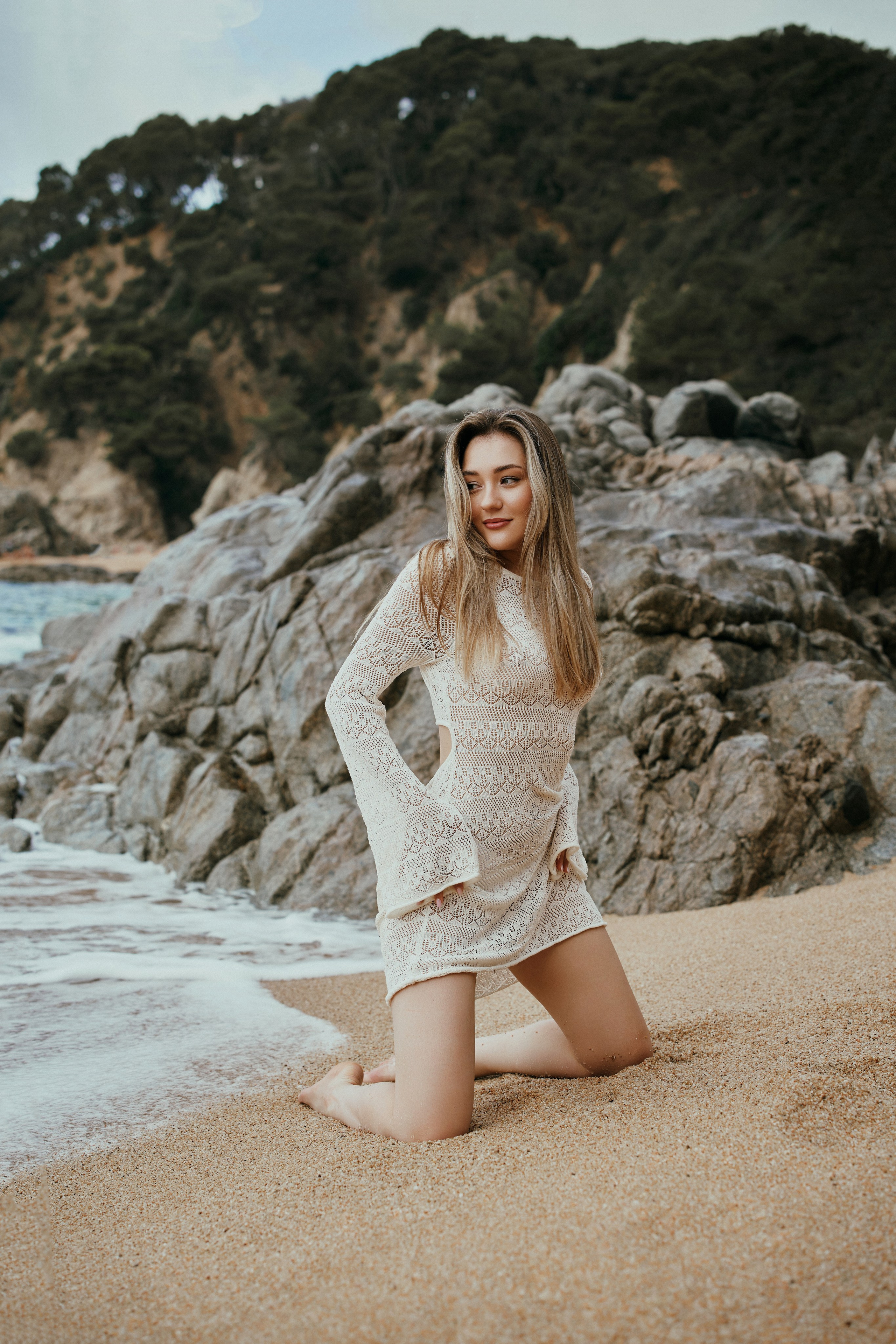 Пляж. Кристина. Фотограф в Барселоне Жанна Захарченко