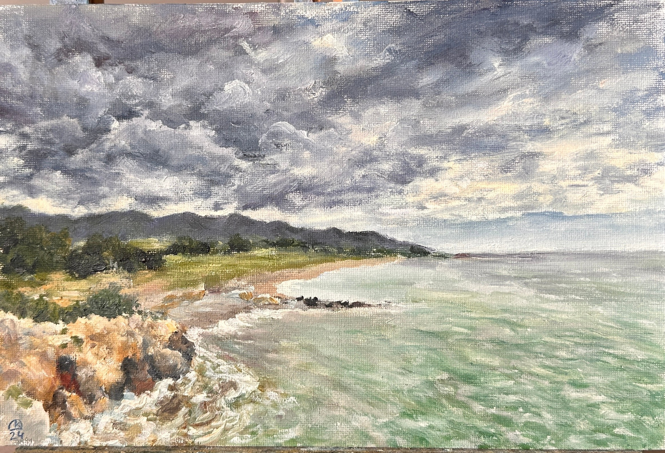 20 X 30, lienzo sobre cartón óleo