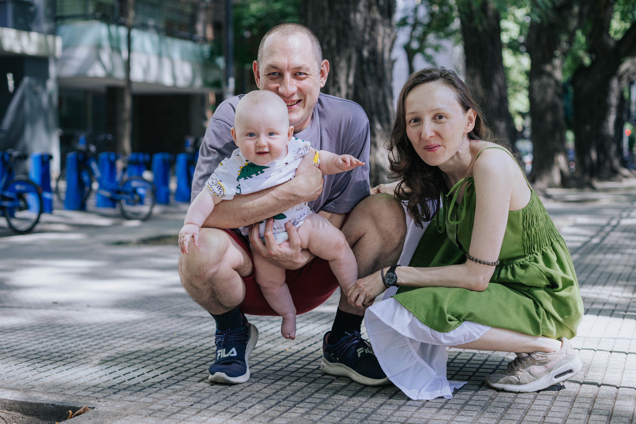 Лиза, Стас и Ванютка. Photographer @elmirkami in the city of Buenos Aires