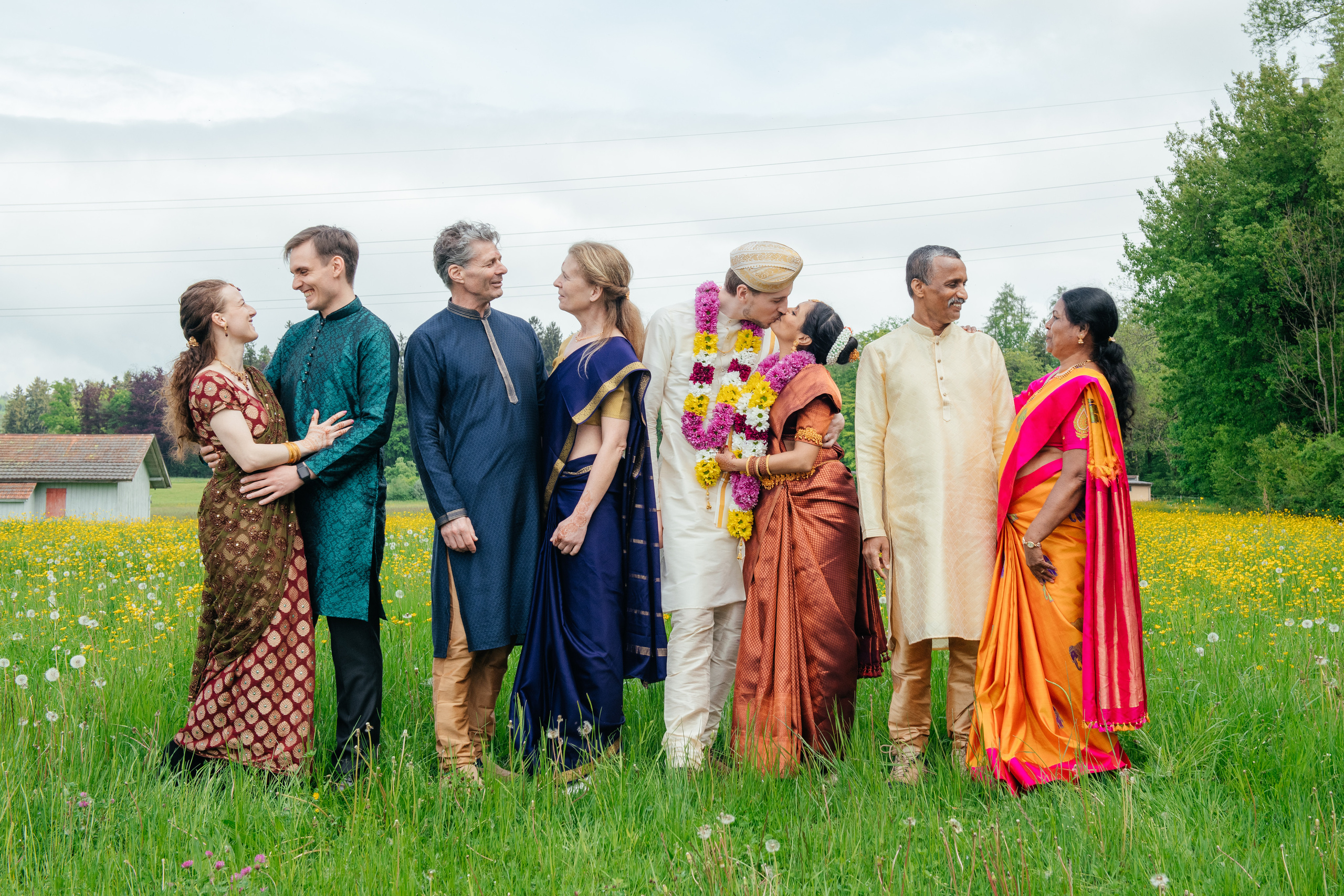 VIJETHA & BJÖRN Indian temple in Dürnten, Switzerland. I am Elena Altendorfer. Wedding photographer in Zurich and Switzerland