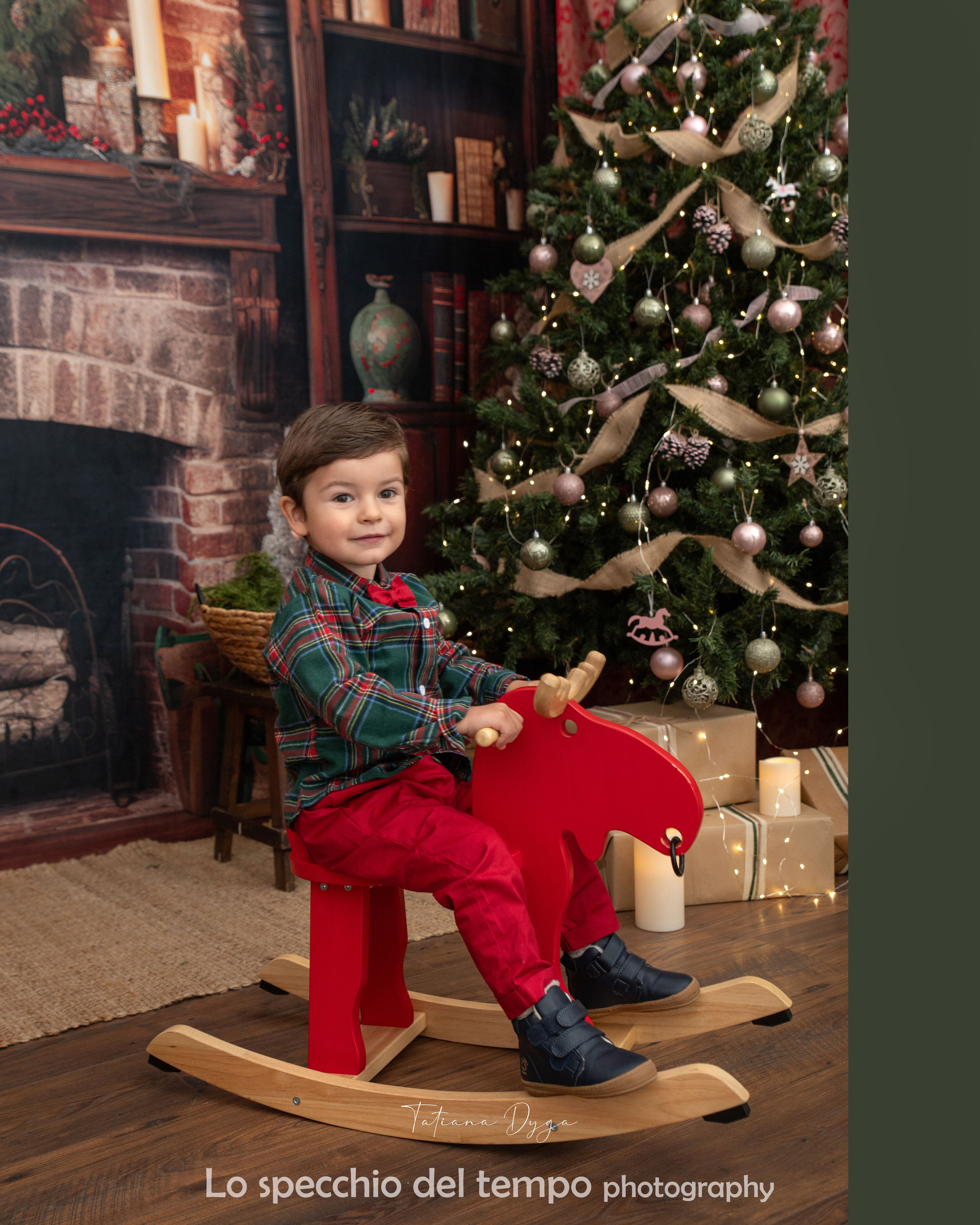 Mini sessioni «Cartolina di Natale». Lo specchio del tempo photography