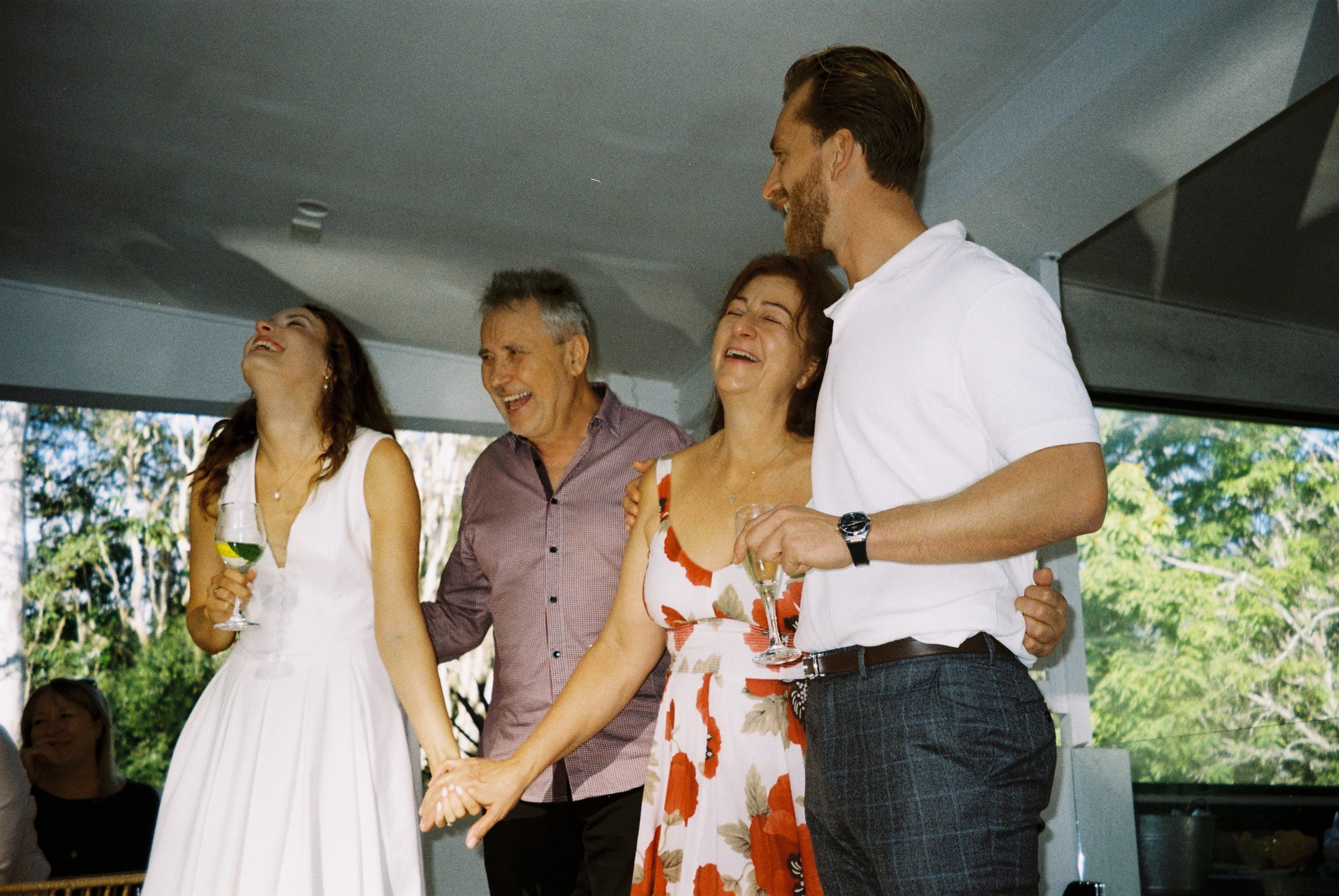 Engagement Party. Film portrait photographer