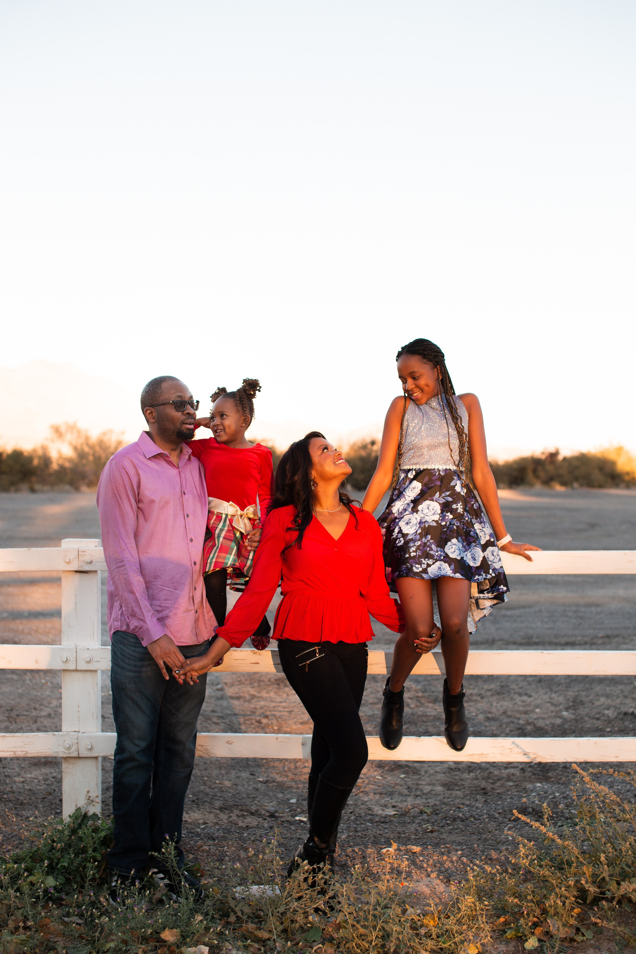 Iboro and his family. Wedding & elopement photographer Viktoriya Kravtsov. Las Vegas