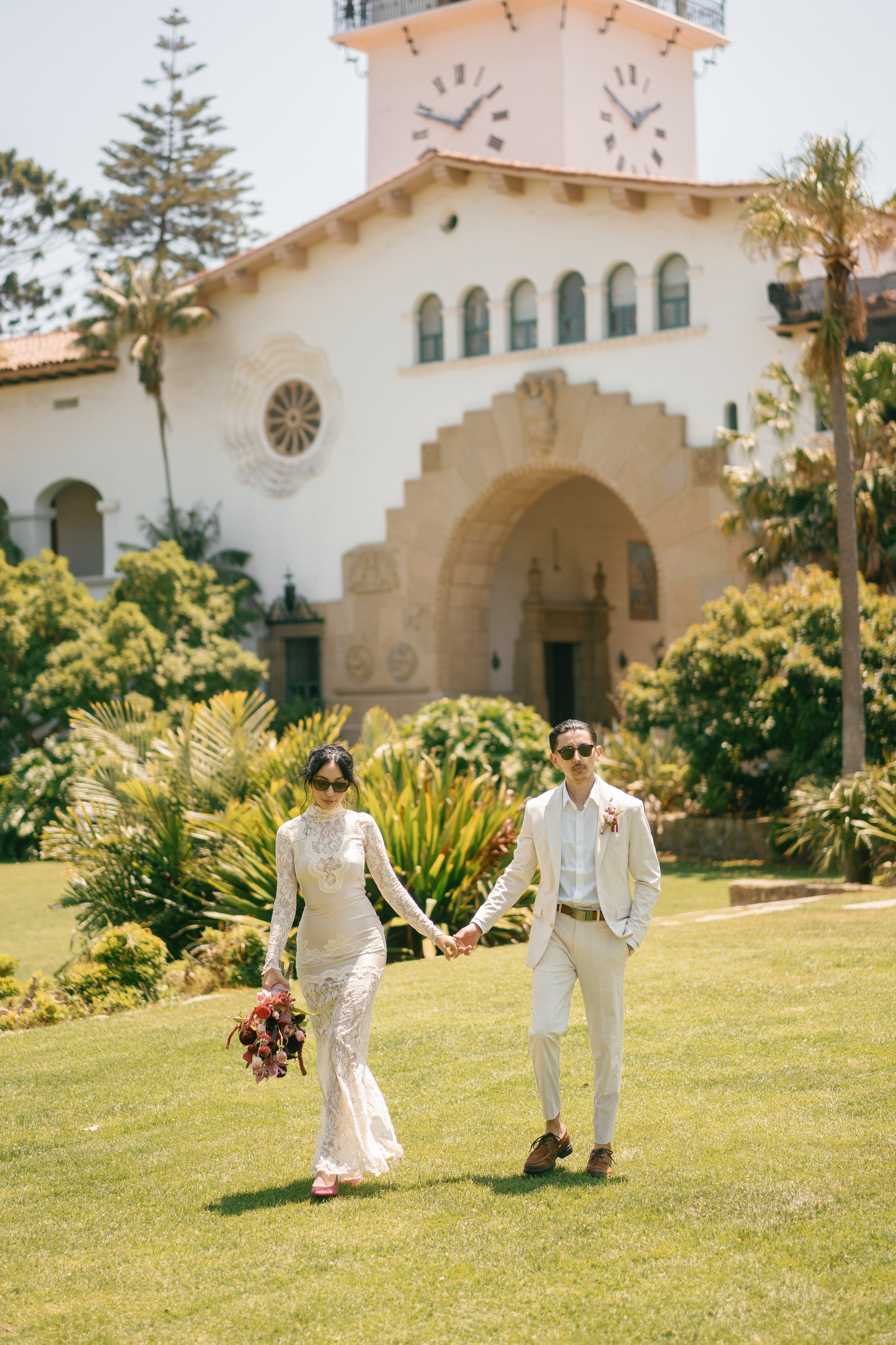 Intimate Wedding in Santa Barbara. Wedding Photography & Videography Team in California, Los Angeles, San Francisco, San Diego and Travel