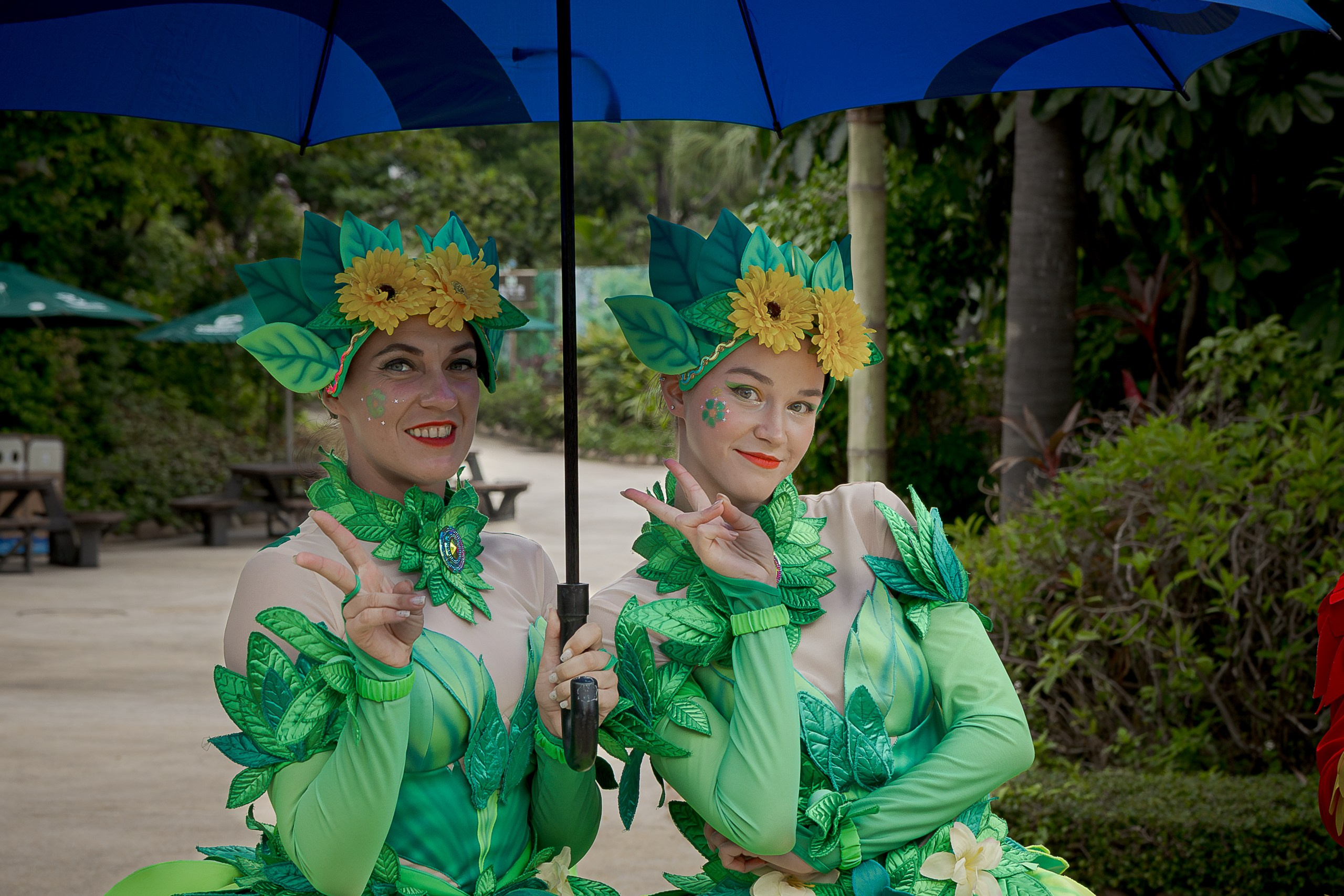 Dance team ocean kingdoom flowers