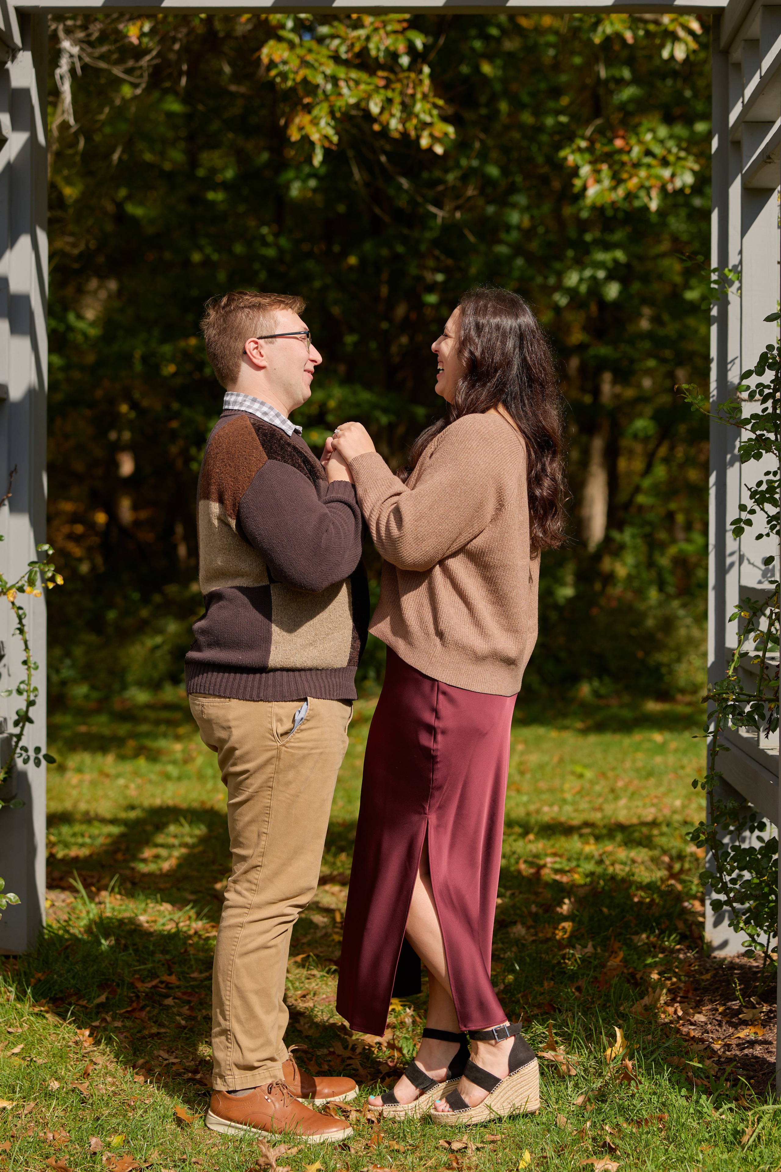 Inniswood Metro Gardens Gazebo Proposal | Westerville Ohio Photographer