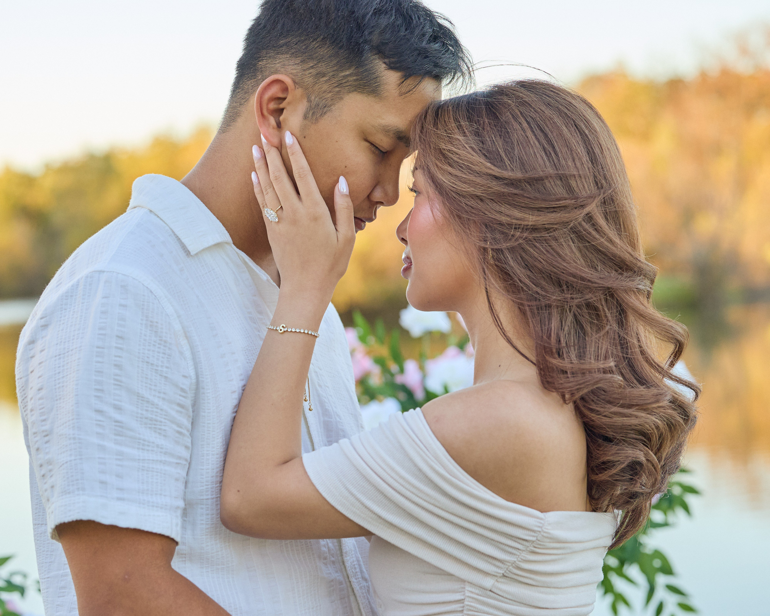 Hilliard Ohio Proposal Photographer | Sunset Lake Proposal