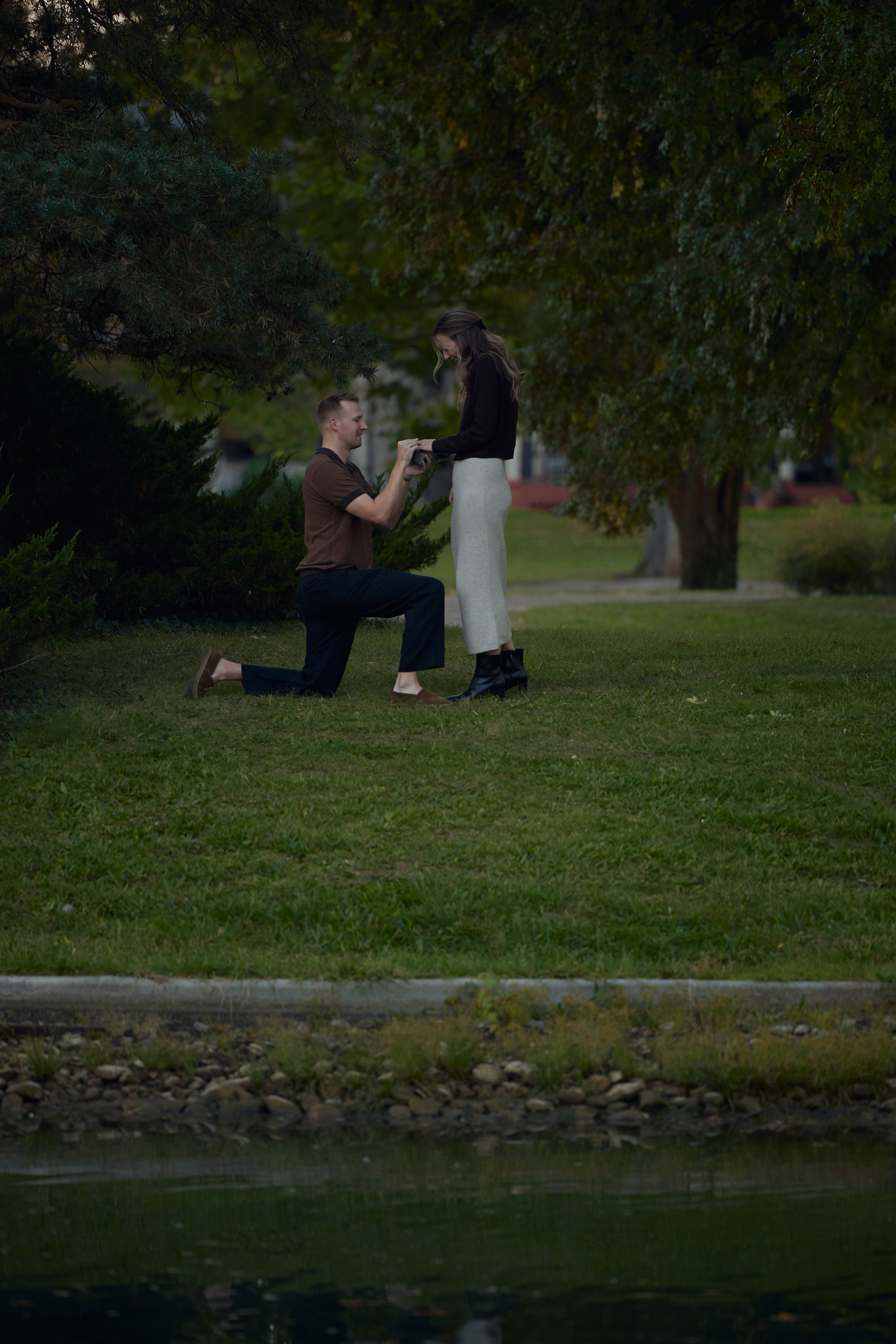 Franklin Park Fall Proposal | Columbus Ohio Proposal Photographer