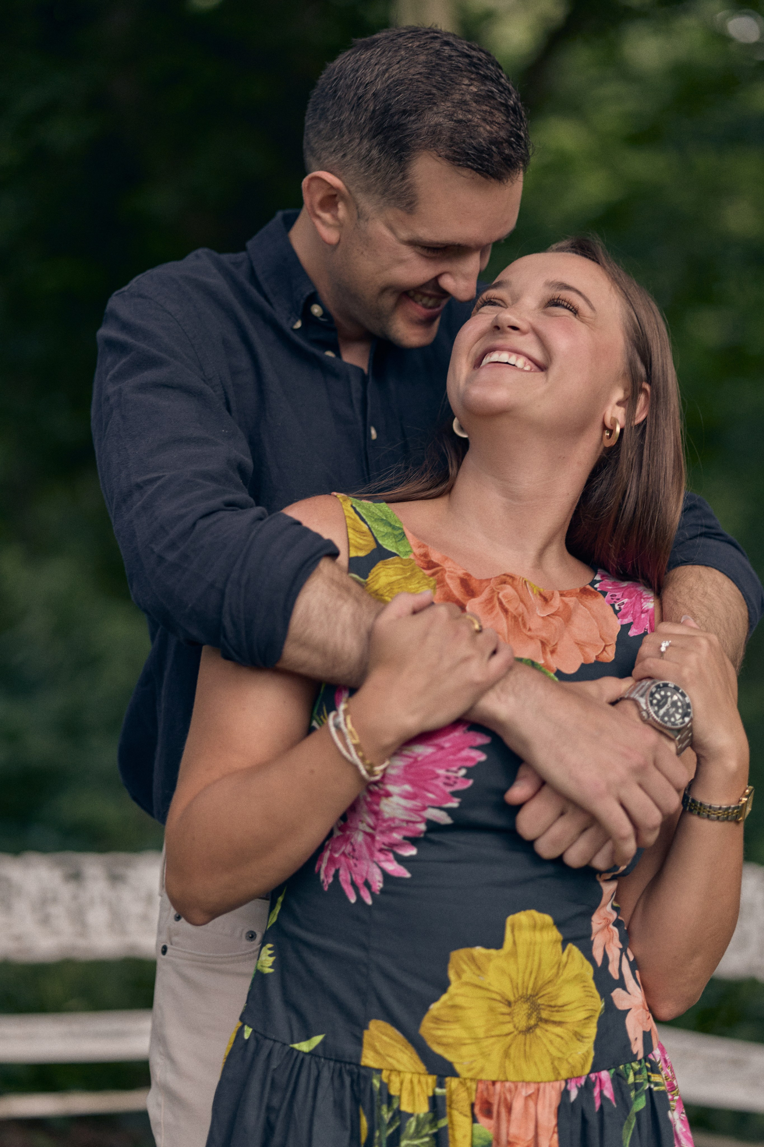 Romantic Park of Roses Proposal | Columbus Ohio Photographer