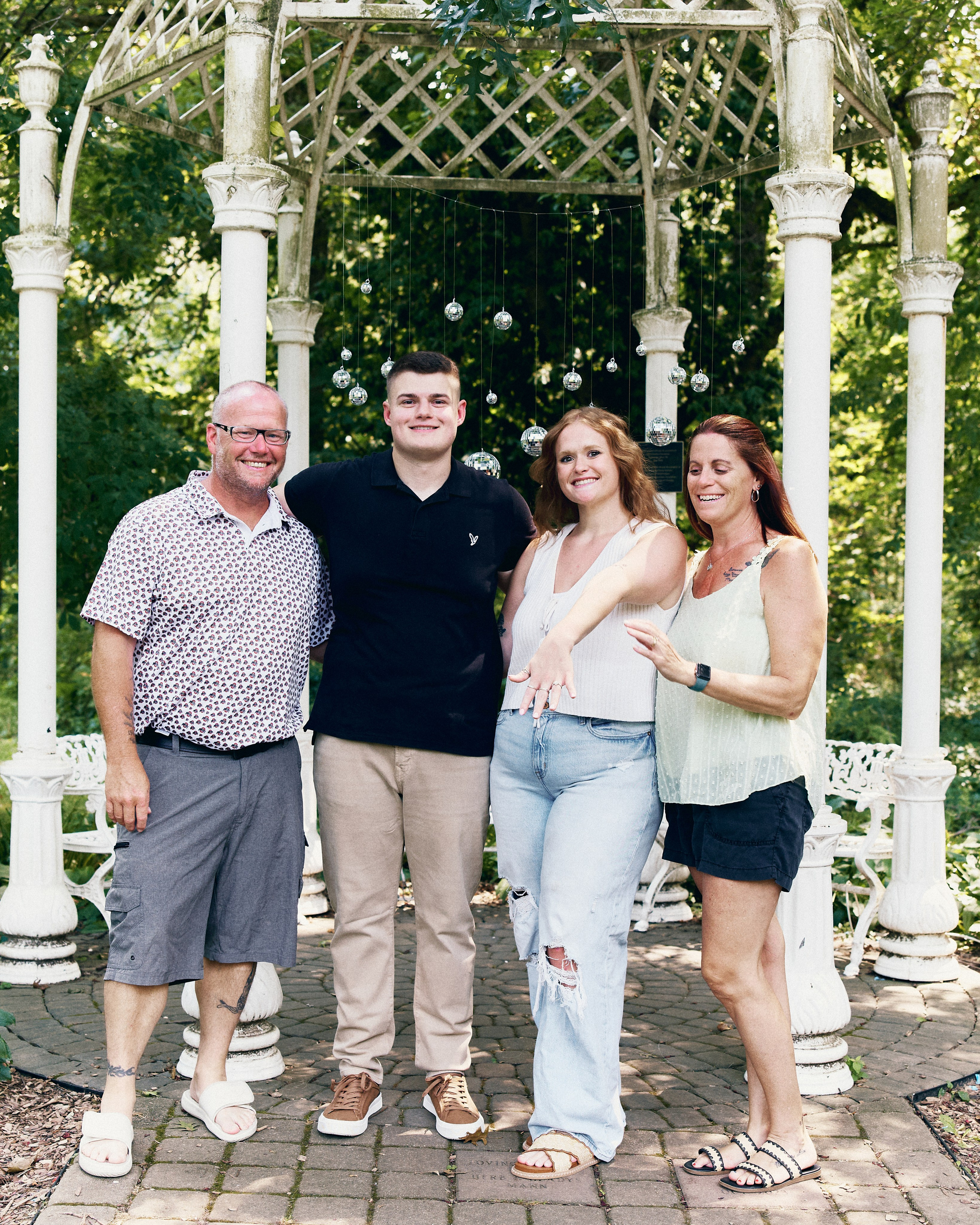 Park of Roses Gazebo Proposal | Columbus Ohio Photographer