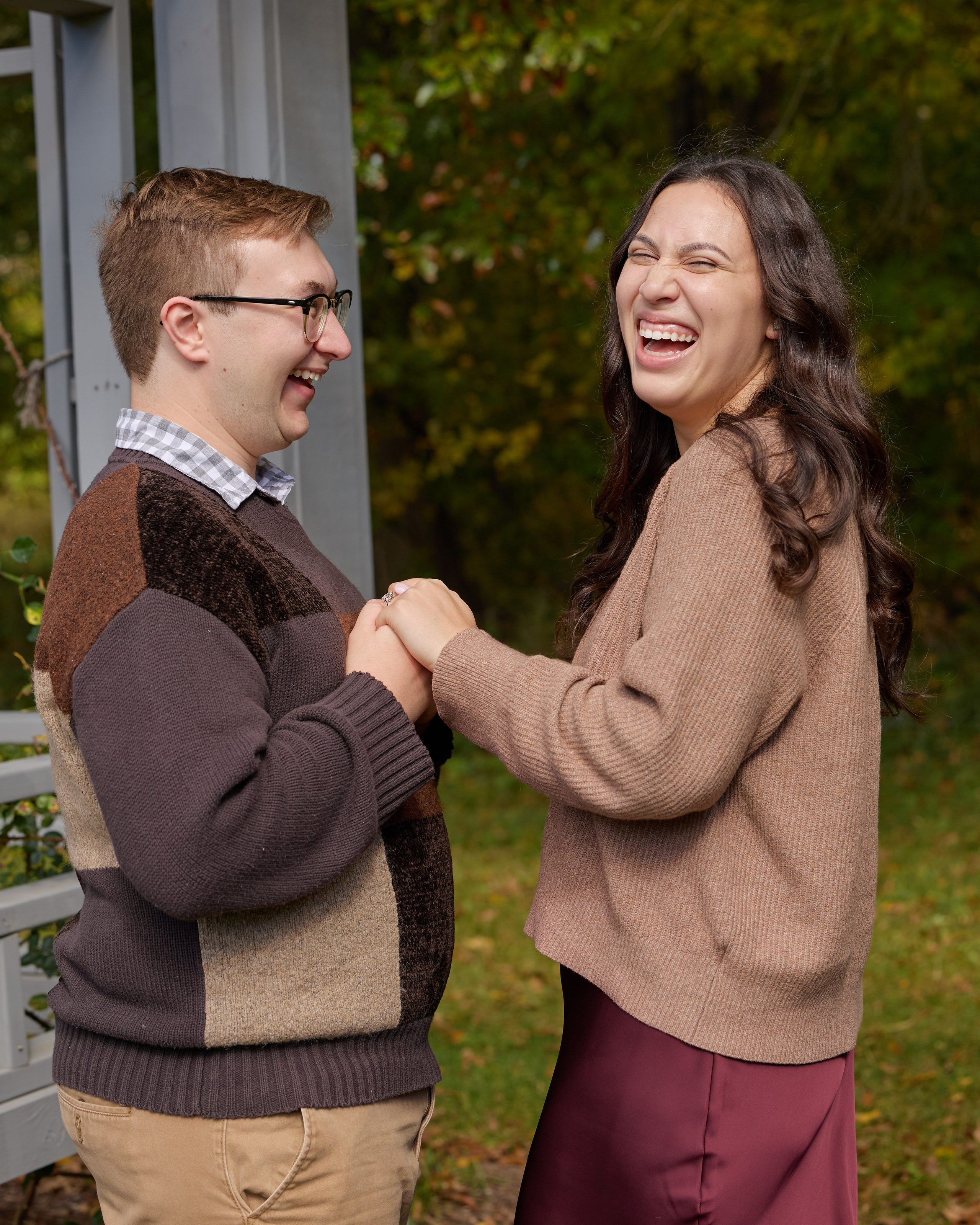 Inniswood Metro Gardens Gazebo Proposal | Westerville Ohio Photographer