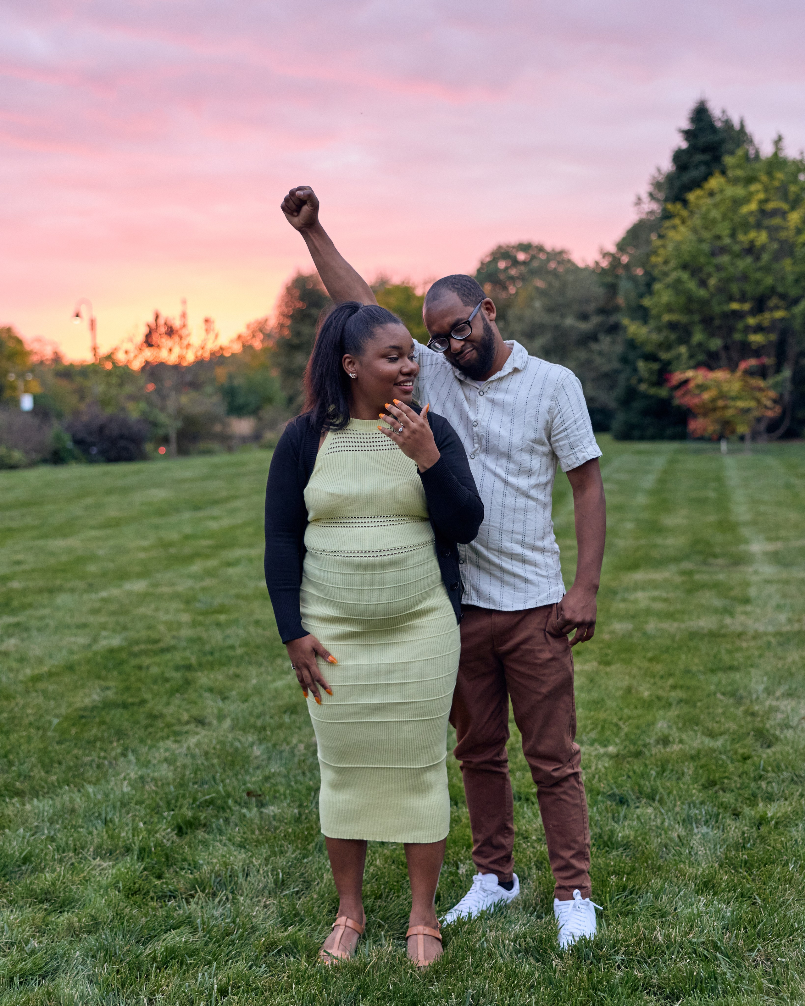 Inniswood Sunset Proposal | Columbus Ohio Photographer