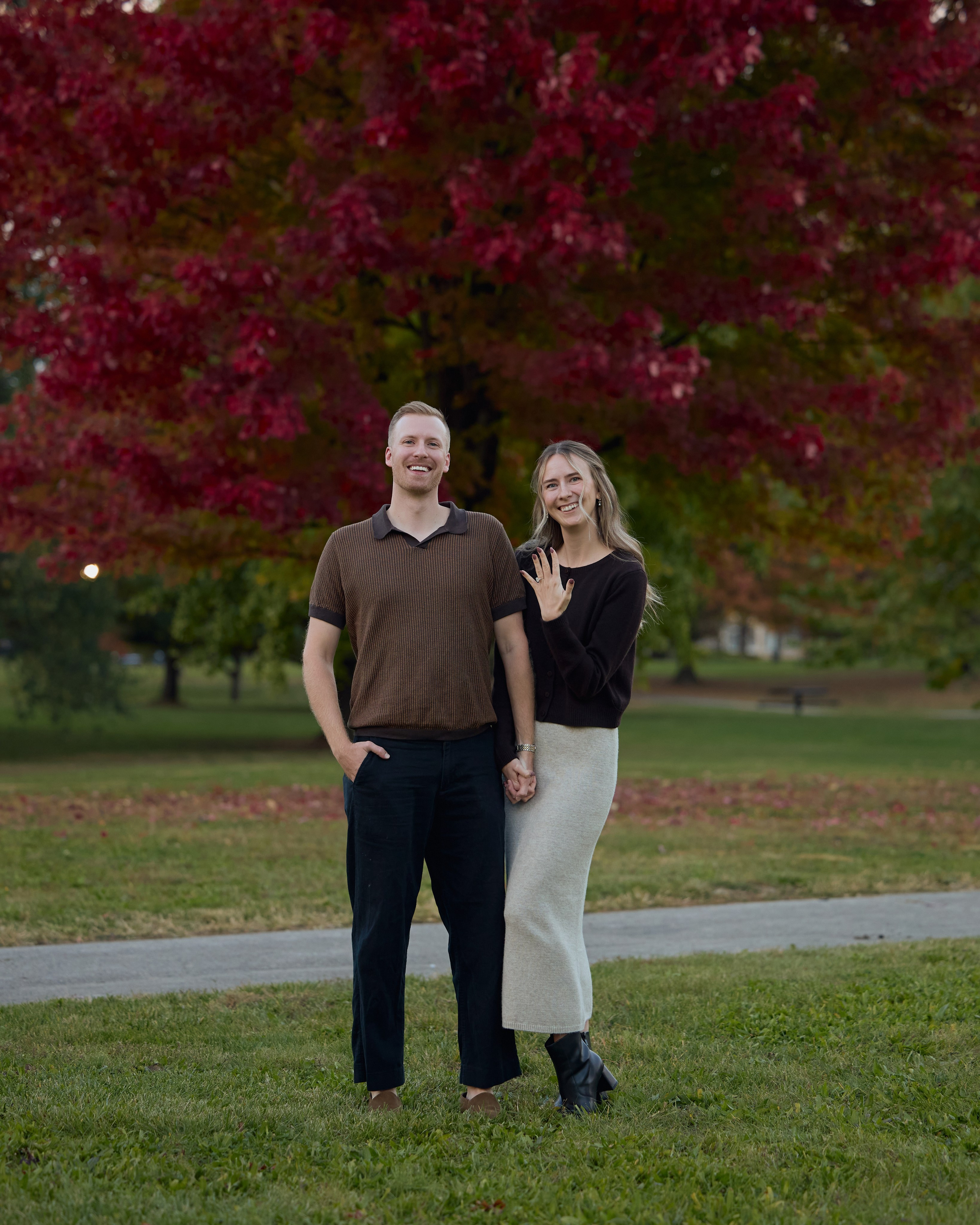 Franklin Park Fall Proposal | Columbus Ohio Proposal Photographer
