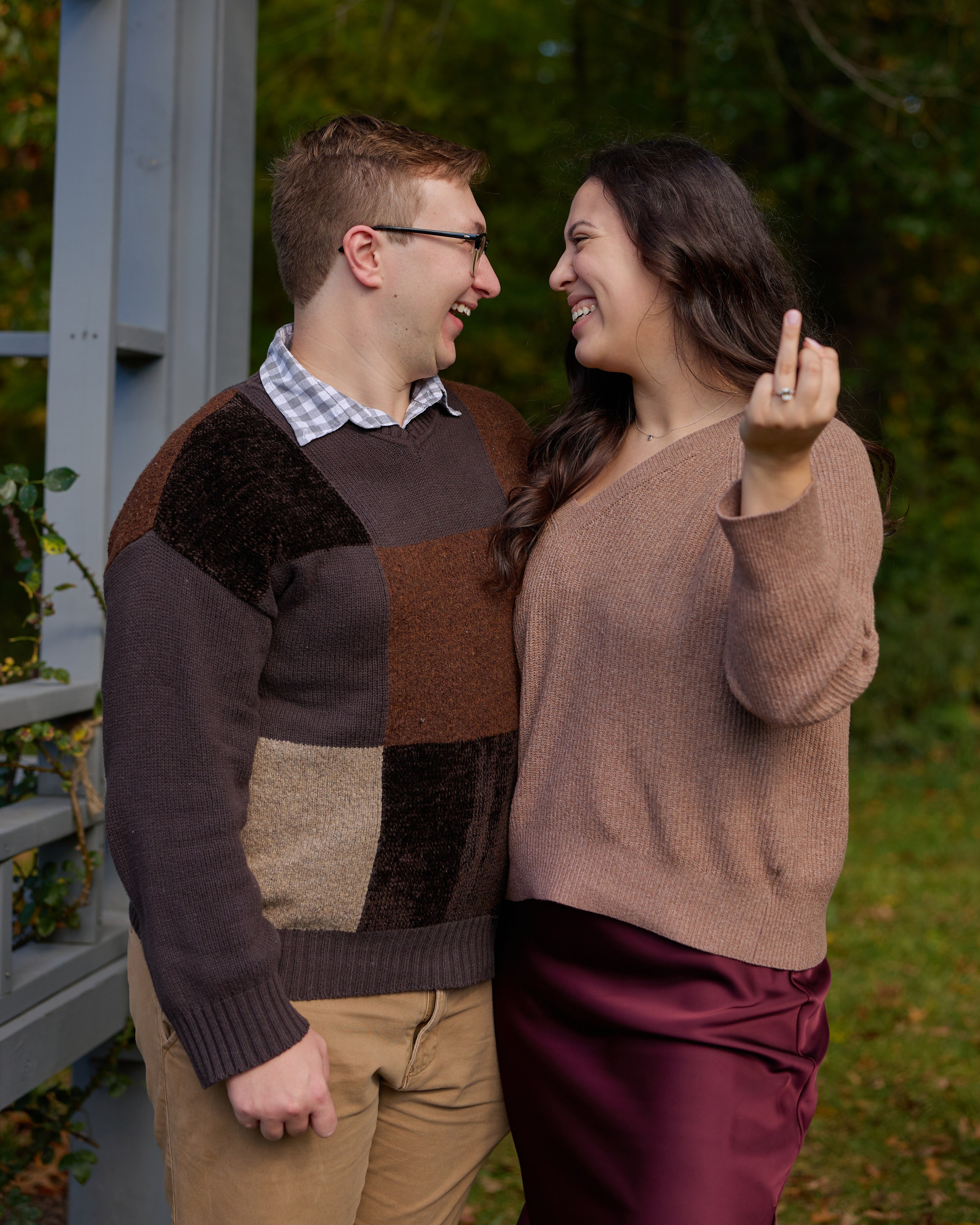 Inniswood Metro Gardens Gazebo Proposal | Westerville Ohio Photographer